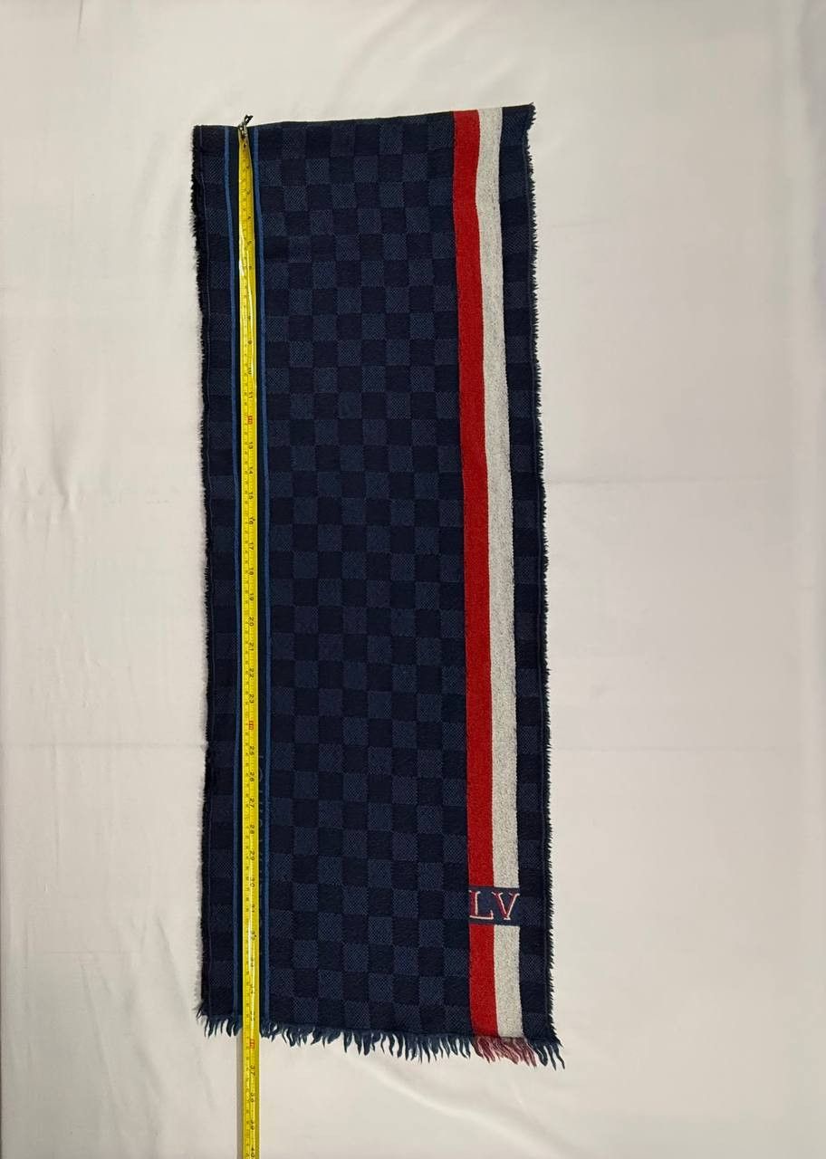 Louis Vuitton Louis Vuitton Echarpe Messenger Damier Wool Scarf M70338 Size ONE SIZE - 2 Thumbnail
