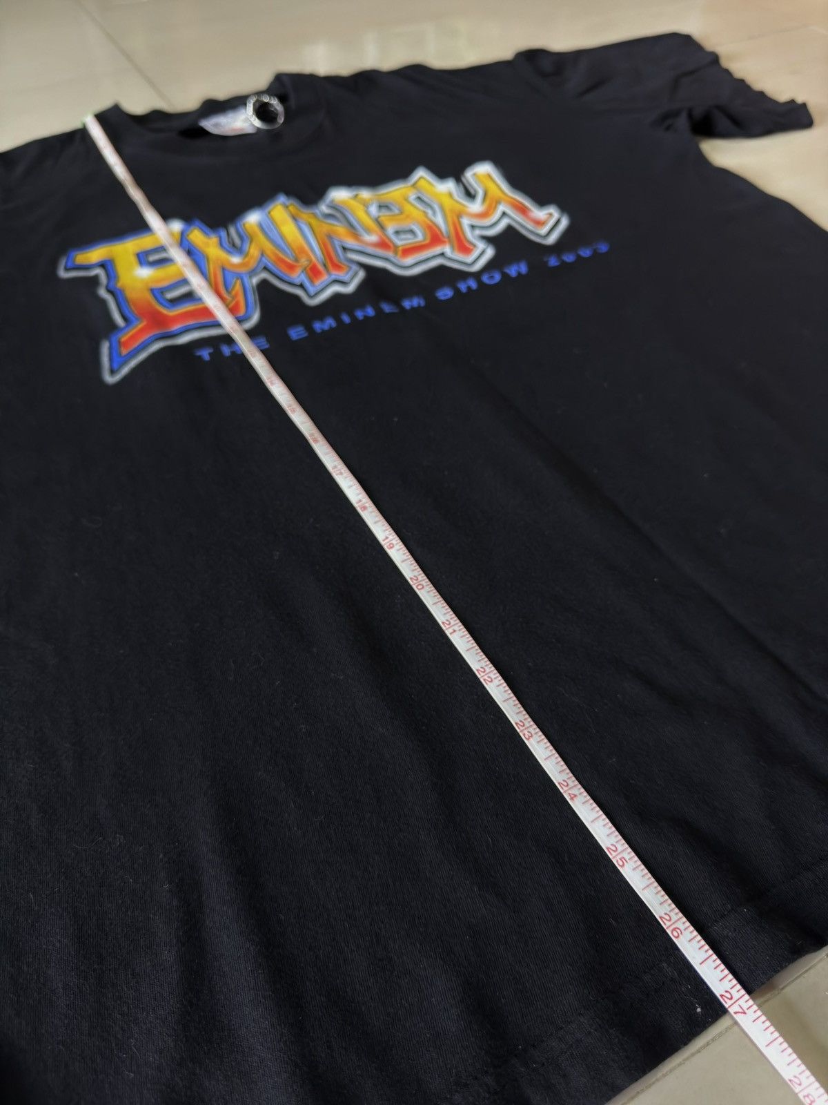 Rap Tees 2003 The Eminem Show European Tour God 00s Vintage Shirt Size US XL / EU 56 / 4 - 11 Thumbnail