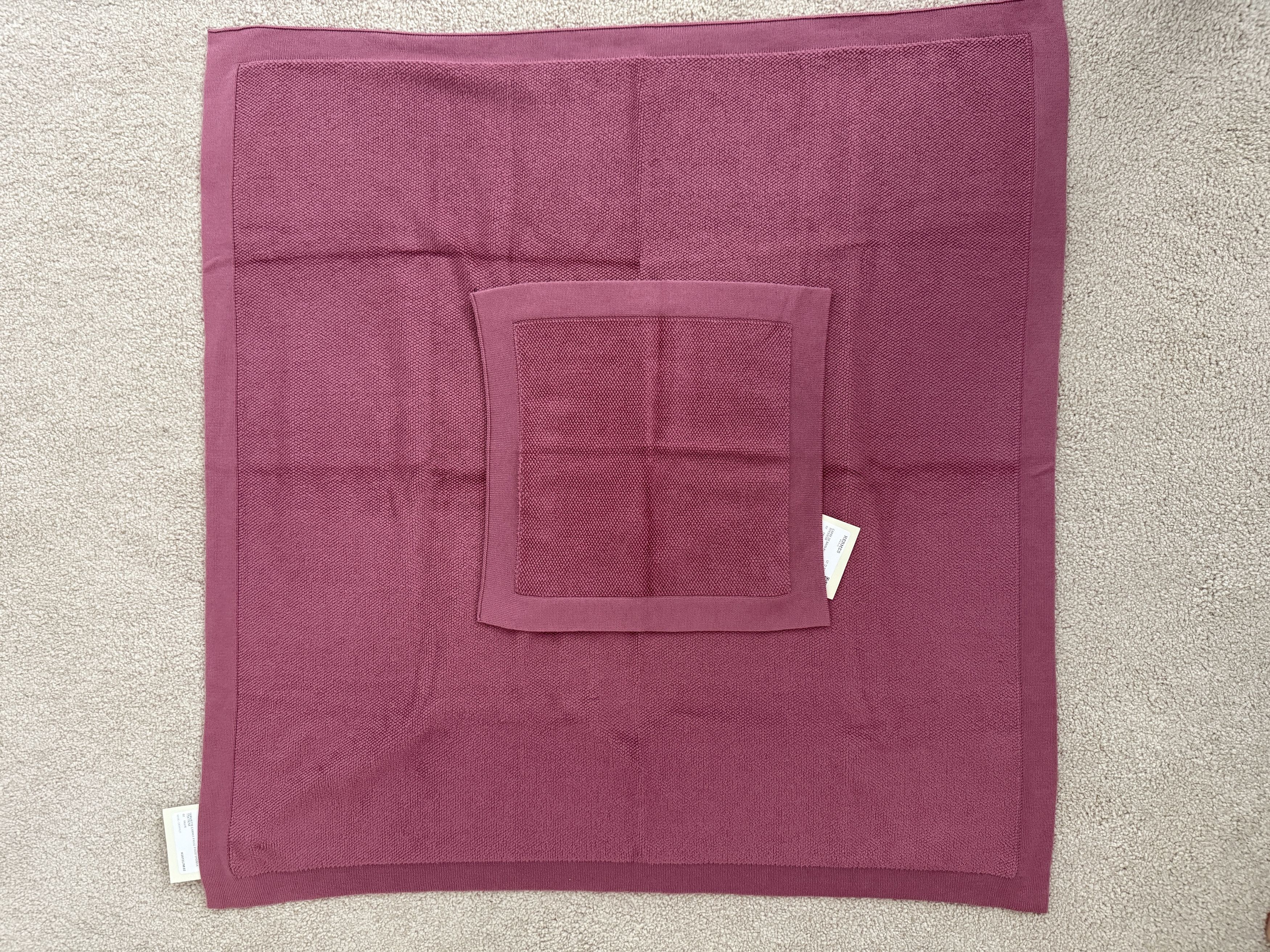 Hermes Hermes Pink Baby Towel Set - Great Holiday Gift - Sm & Med Size ONE SIZE - 9 Thumbnail