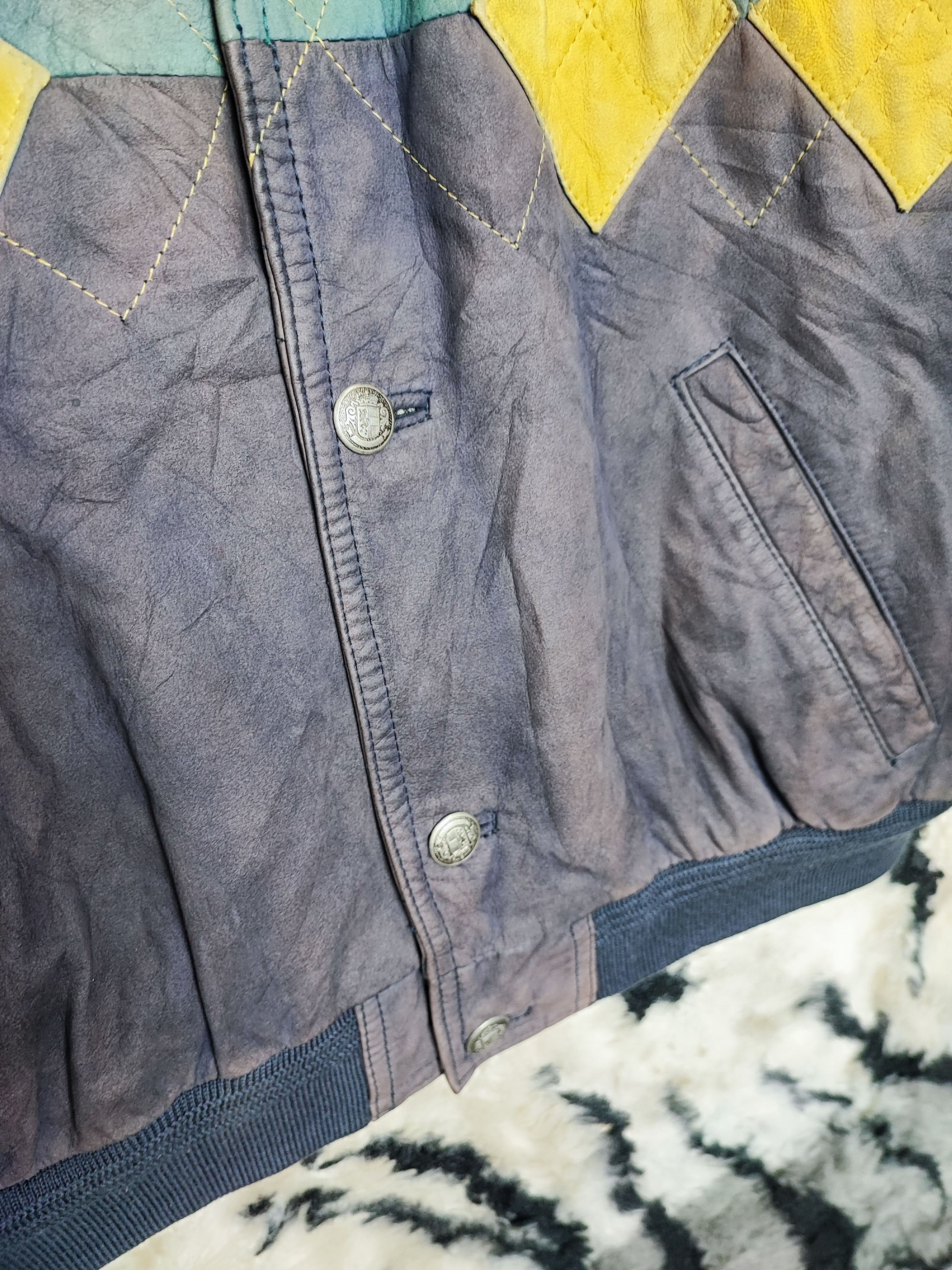 Genuine Leather Vintage 80's "Echtes Leder" Genuine Leather Motorcycle Biker Size US L / EU 52-54 / 3 - 12 Thumbnail