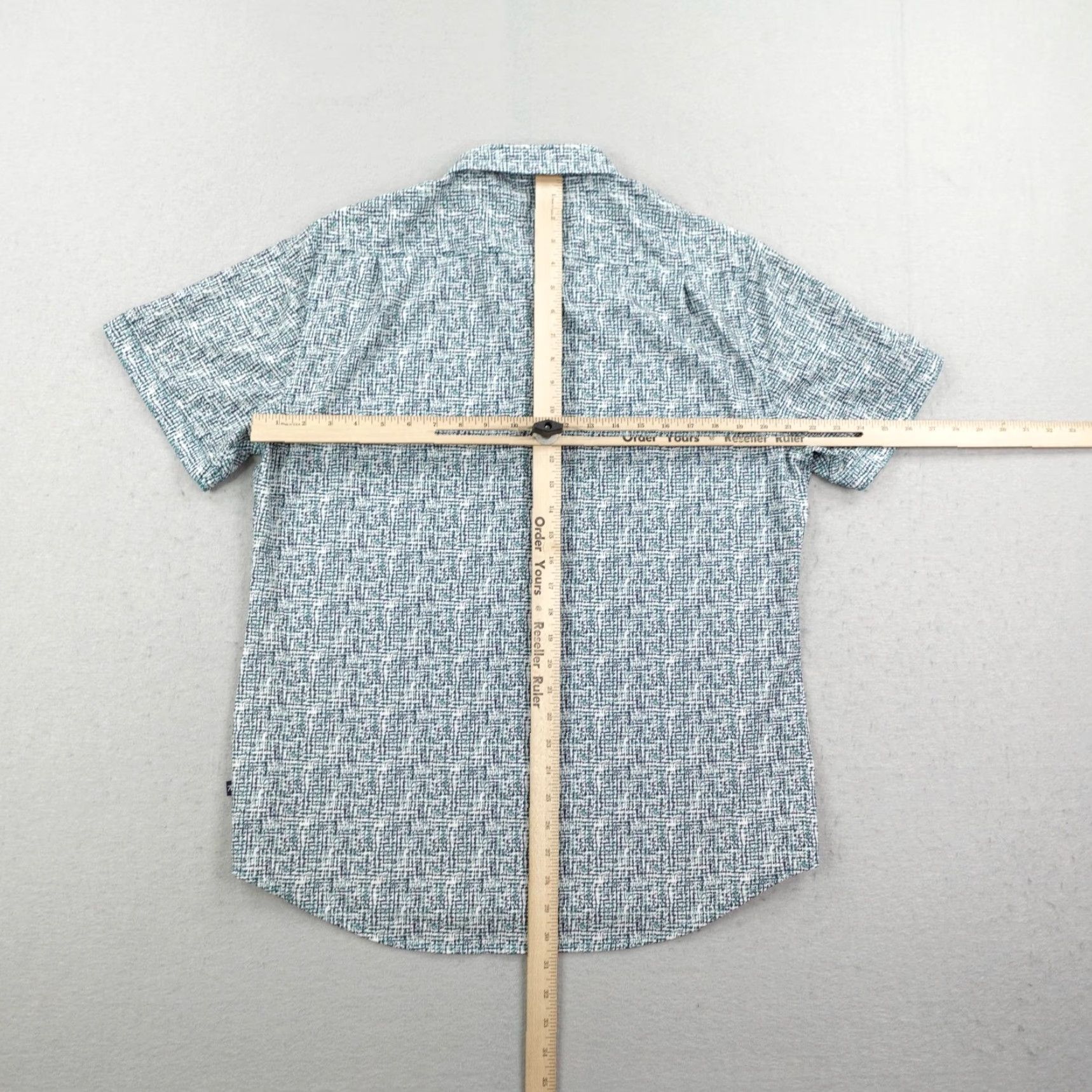 Vintage 7 Diamonds Shirt Mens Large Blue Fascination Street 4 Way Stretch Button Up Size US L / EU 52-54 / 3 - 7 Thumbnail