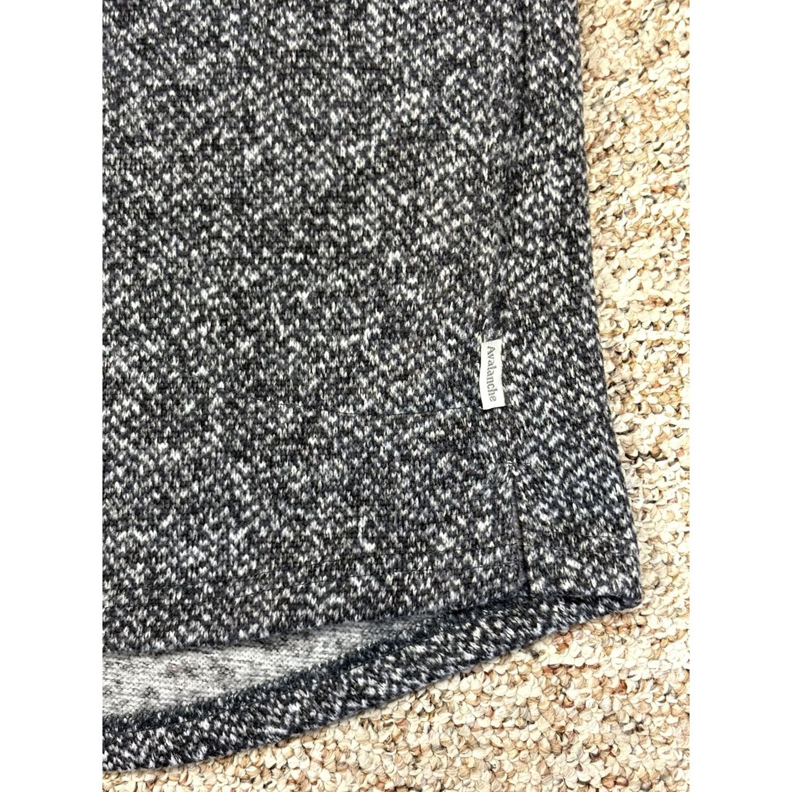 Avalanche Avalanche Shirt Womens M Gray Sweatshirt Grey Pullover Sweater Mock Neck Size M / US 6-8 / IT 42-44 - 4 Thumbnail