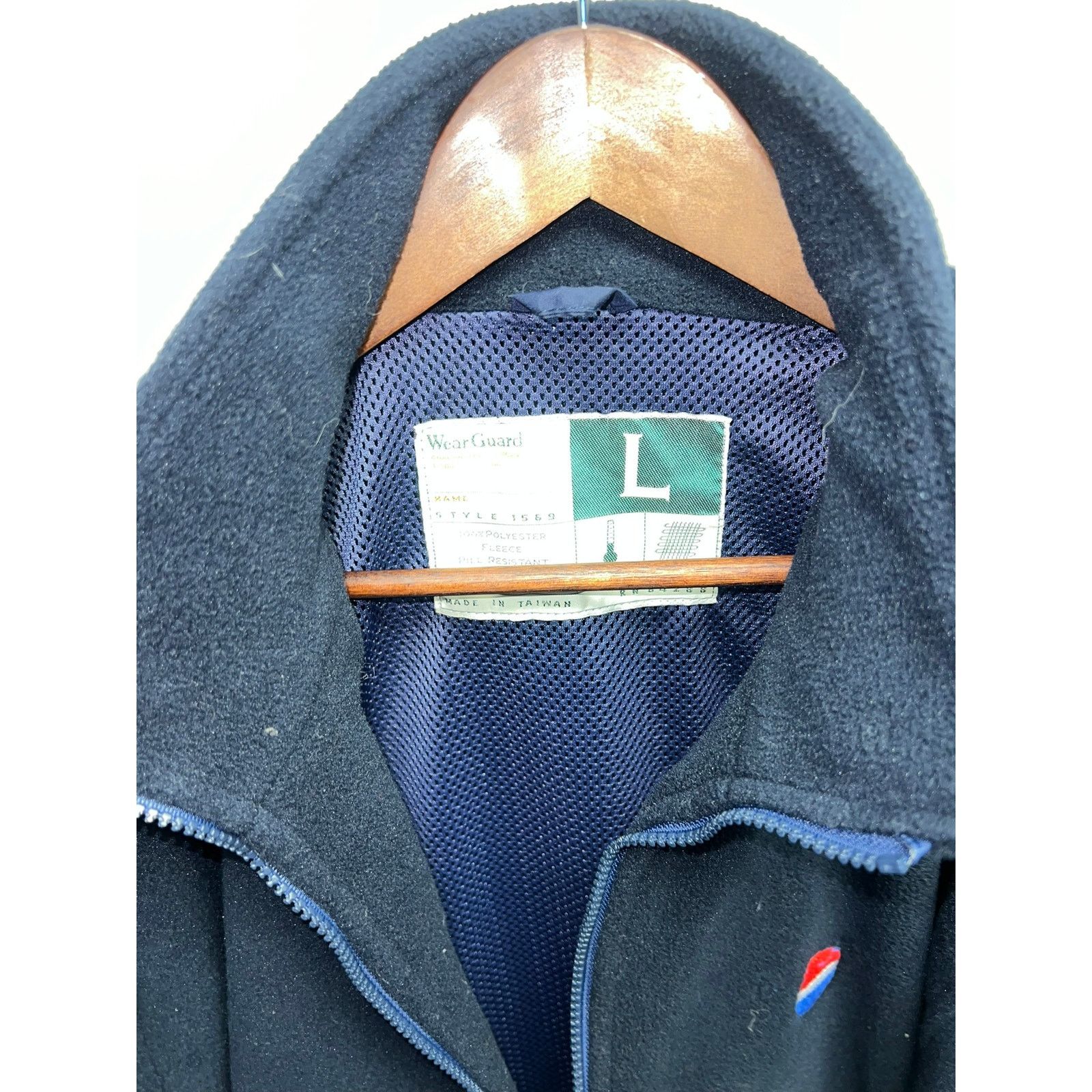 Vintage Vintage Pepsi Jacket Fleece Full Zip Wearguard VTG 90s L Size US L / EU 52-54 / 3 - 6 Thumbnail