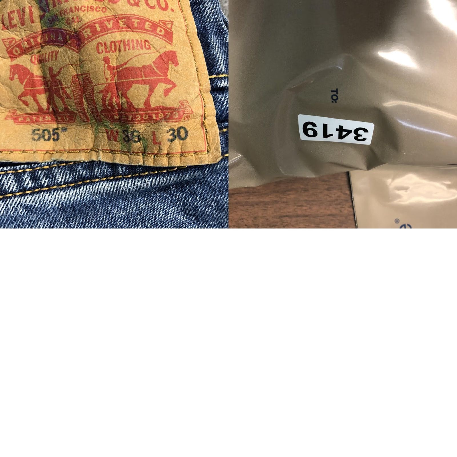 Levi's Levi's 505 Jeans Mens Regular Fit Straight Leg 36x30 Blue Medium Wash Denim Pants Size US 36 / EU 52 - 8 Thumbnail