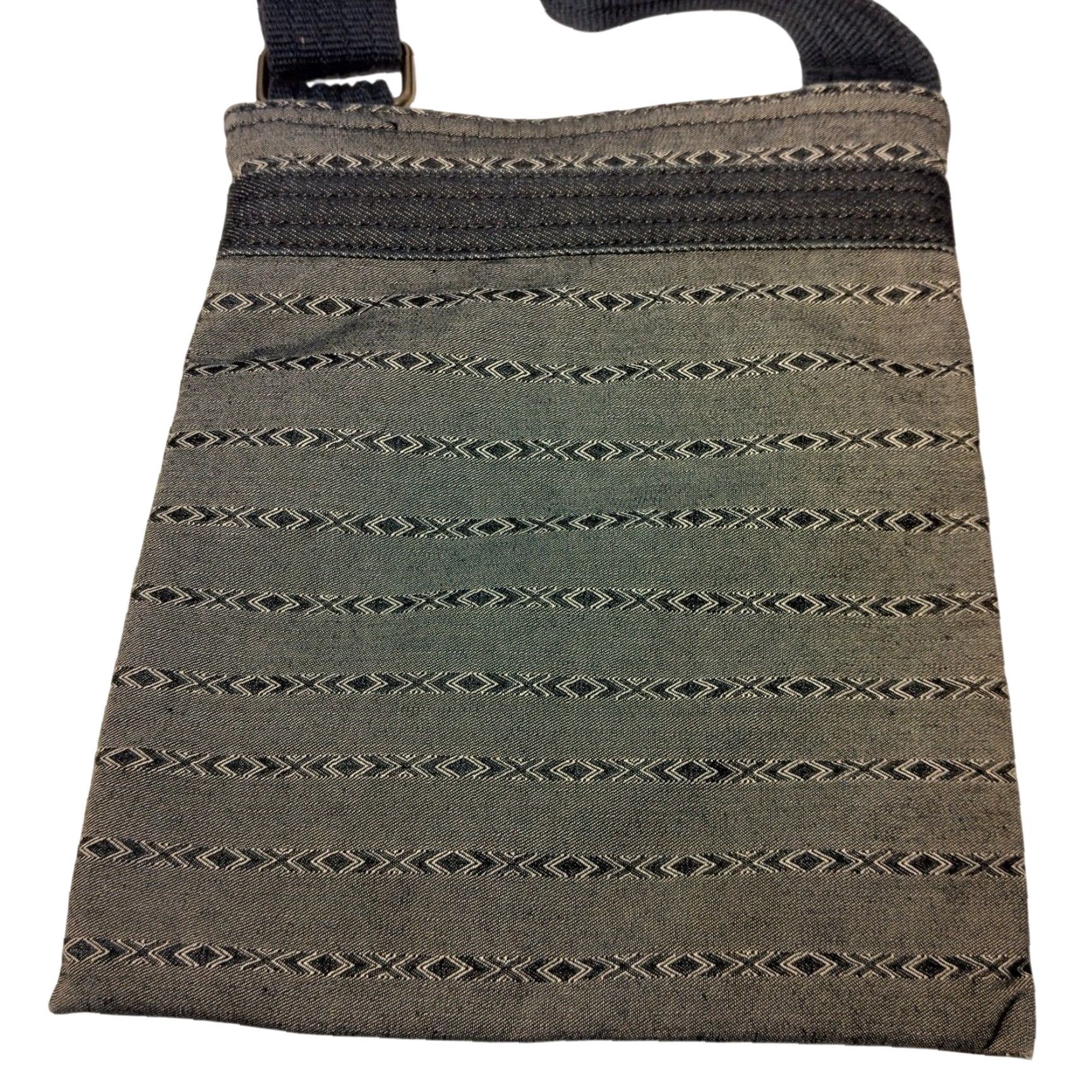 Dakine Dakine Crossbody Purse Southwest Blue Chambray Shoulder Bag 8x9.5" Women Small Blue Geometric Pattern Zip Crossbody Bag Dakine Bag Woman Size ONE SIZE - 5 Thumbnail