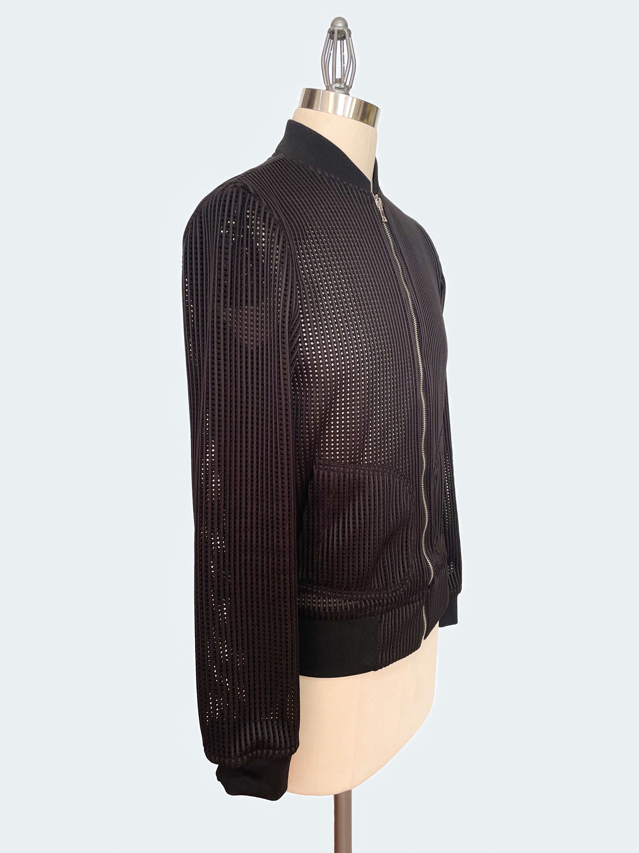 Other Kevin Carlisle NYC Black Mesh Bomber Jacket - Size S Size US S / EU 44-46 / 1 - 2 Thumbnail