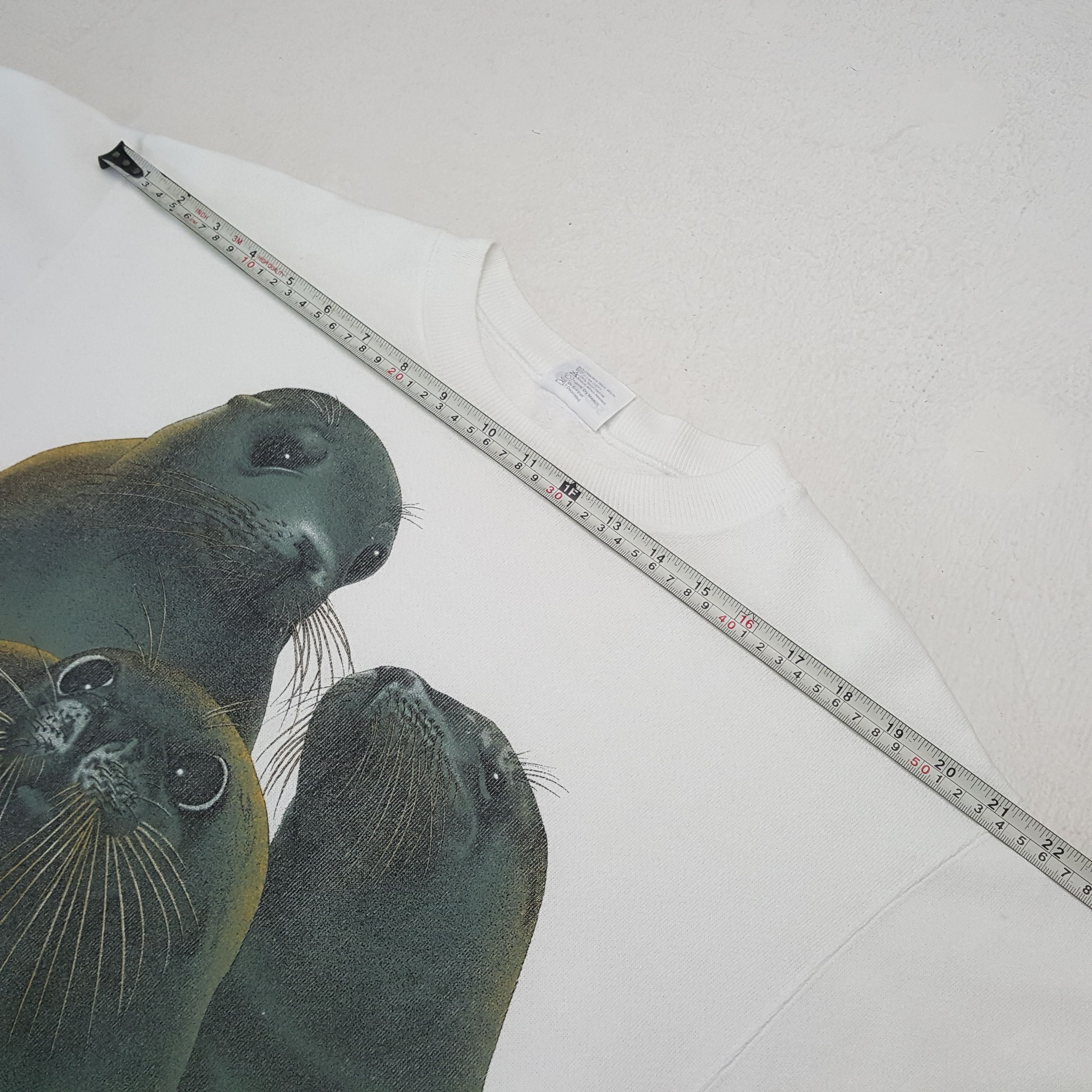 Hanes SEA LIONS MARCO ISLAND Vintage Sweatshirt C292N7 Size US M / EU 48-50 / 2 - 6 Thumbnail