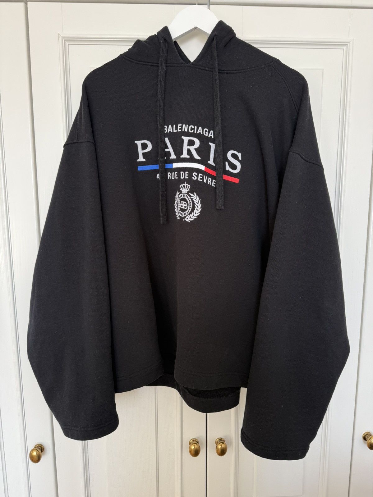 Balenciaga Balenciaga Paris Tropical Round Hoodie (SS24) | Grailed