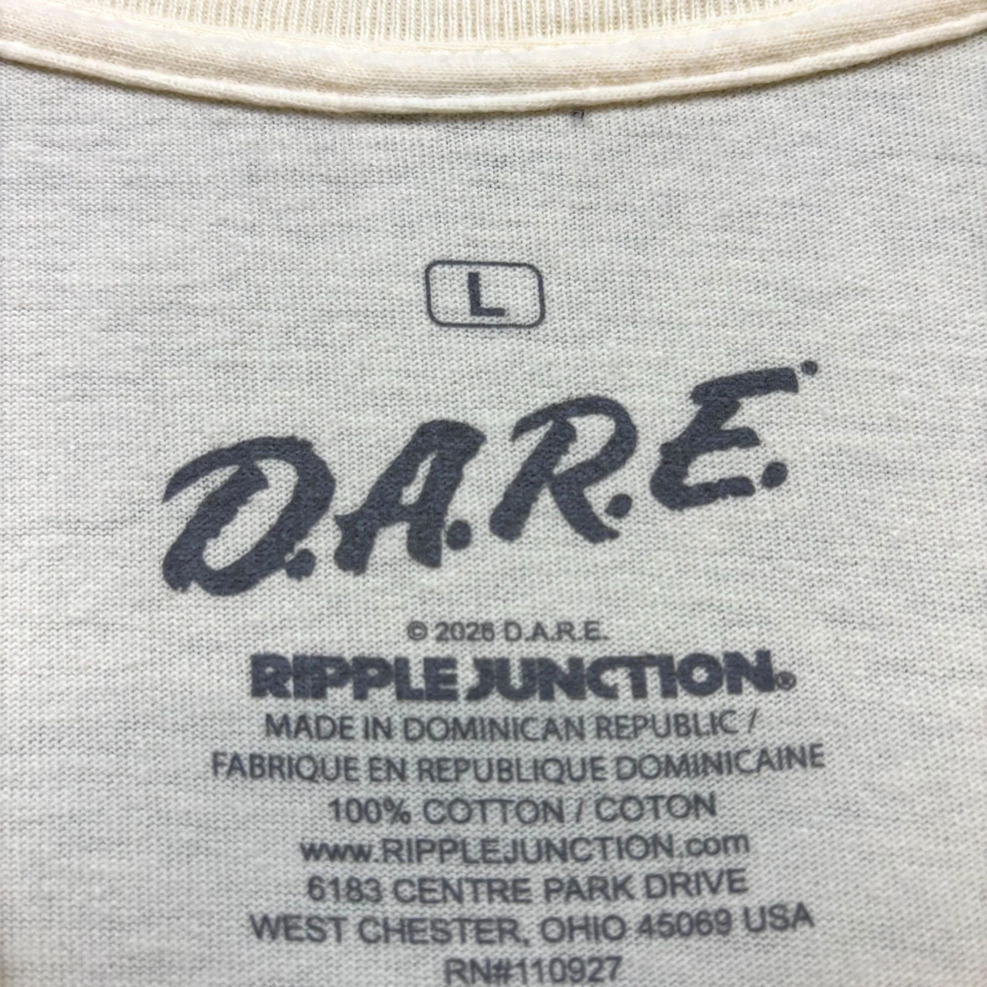 Other Just Say No D.A.R.E. Too Cool To Be A Fool Tee L Size US L / EU 52-54 / 3 - 4 Thumbnail