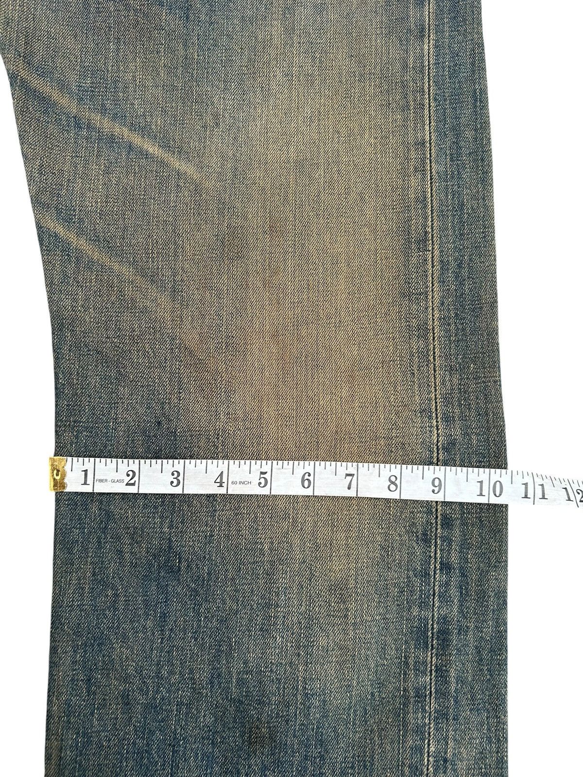 Kapital Vintage Edwin 505 Selvedge Rusty Distressed Denim Jeans Size US 34 / EU 50 - 16 Thumbnail