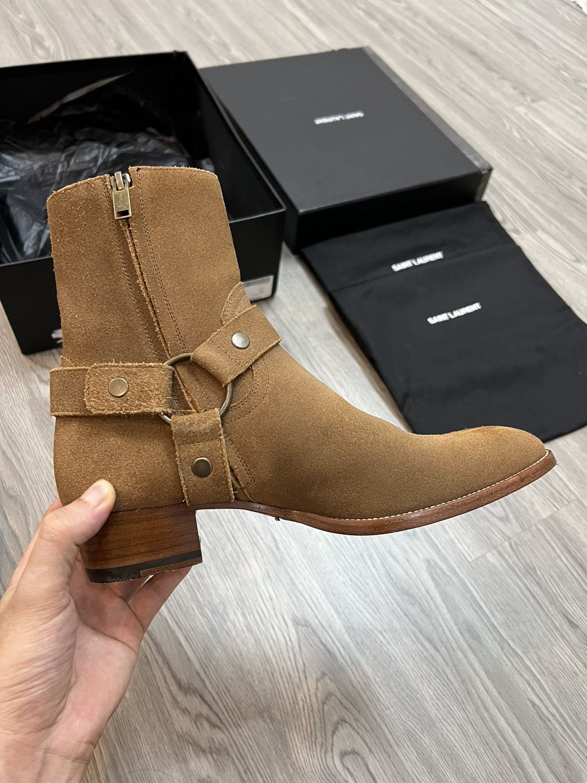 Saint Laurent Paris Saint Laurent Wyatt Harness Tobaco Boots Size US 7 / EU 40 - 2 Thumbnail