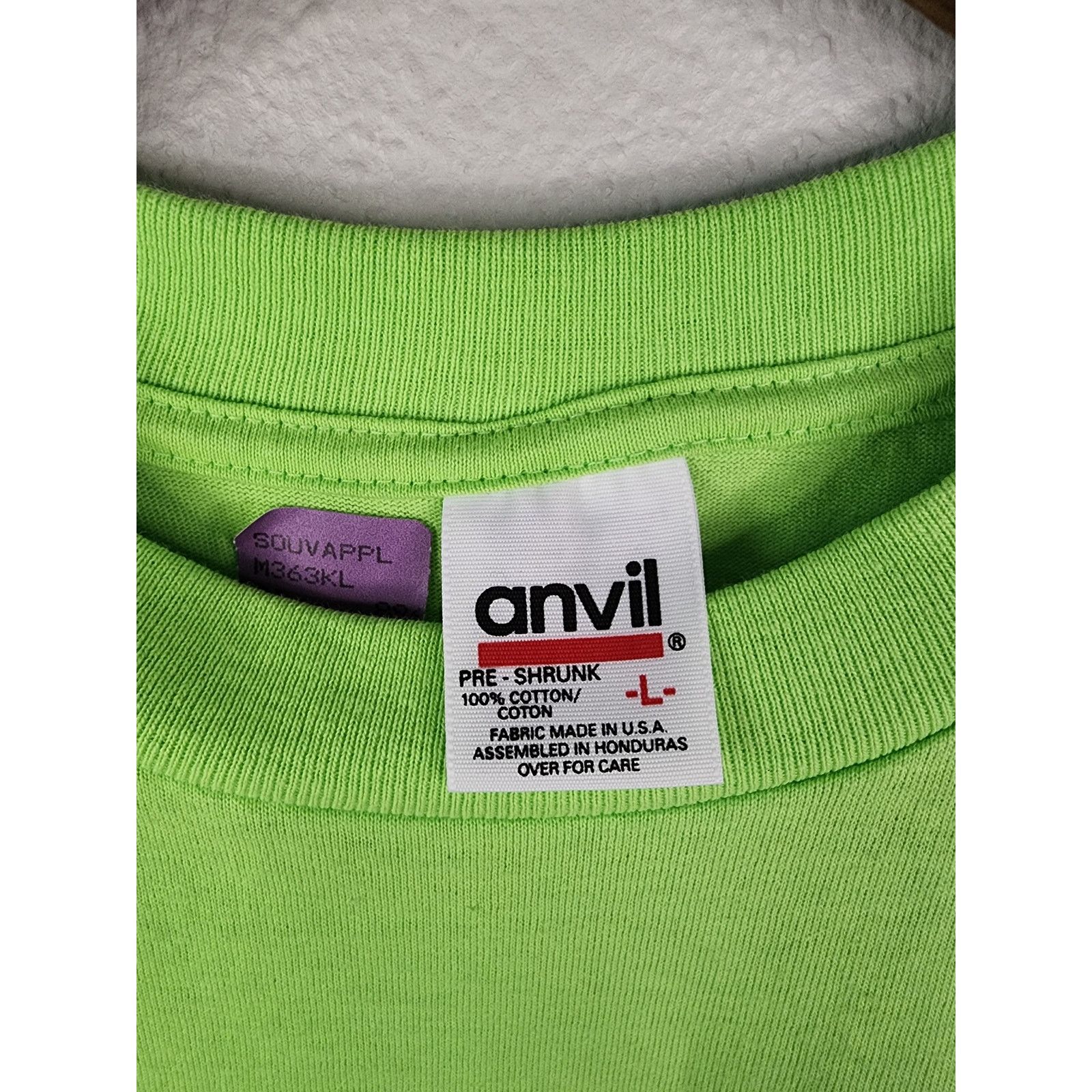 Anvil × Vintage Vintage Yellowstone Moose Shirt Print Animal 90s T-shirt Tee Size US L / EU 52-54 / 3 - 7 Thumbnail