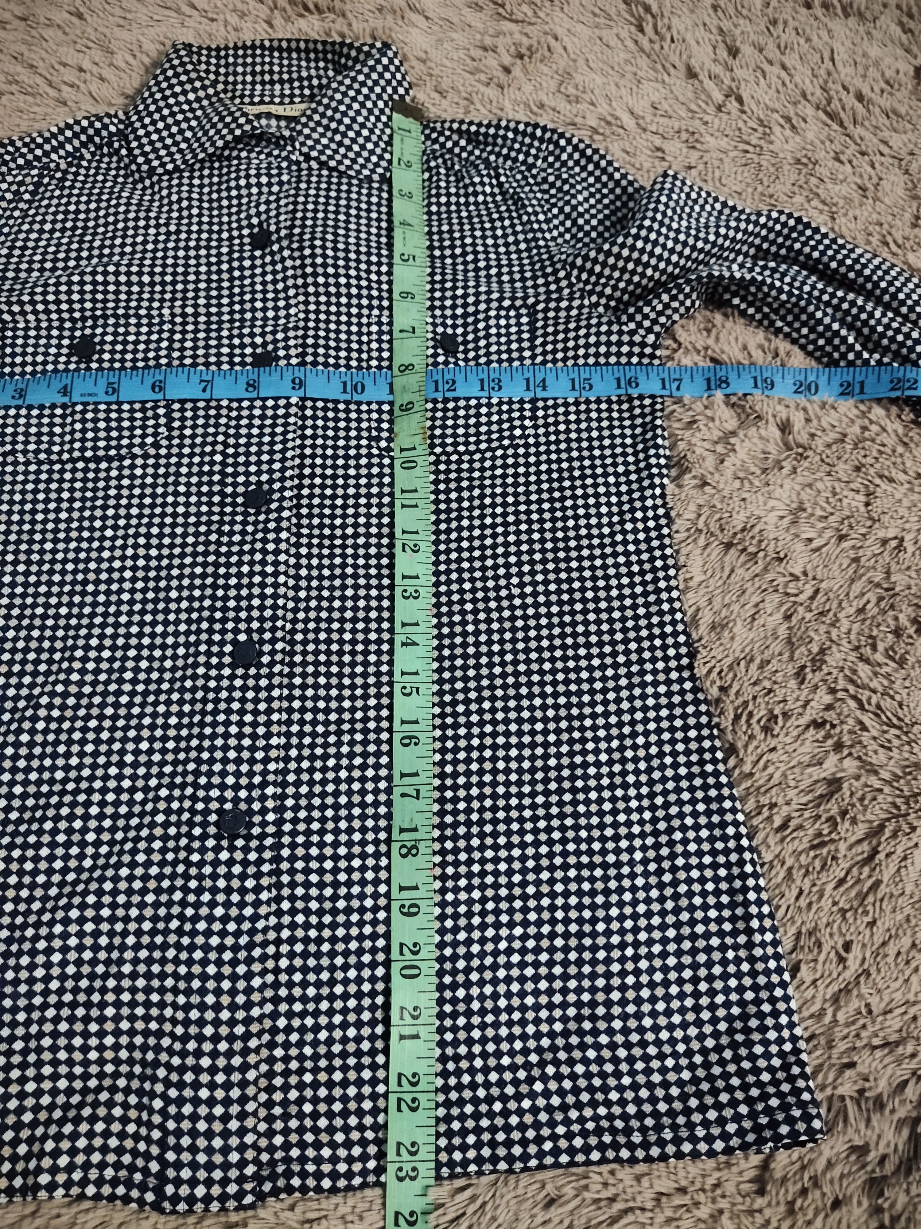 Christian Dior Monsieur × Vintage Vintage Christian Dior Long Sleeve Flannel Shirt Size M / US 6-8 / IT 42-44 - 7 Thumbnail