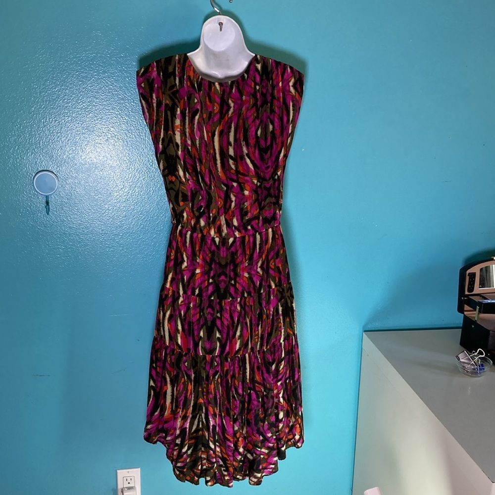 Anthropologie Presley Skye Anthropologie BOHO Silk Dress Size Petite Mediu Size M / US 6-8 / IT 42-44 - 5 Thumbnail