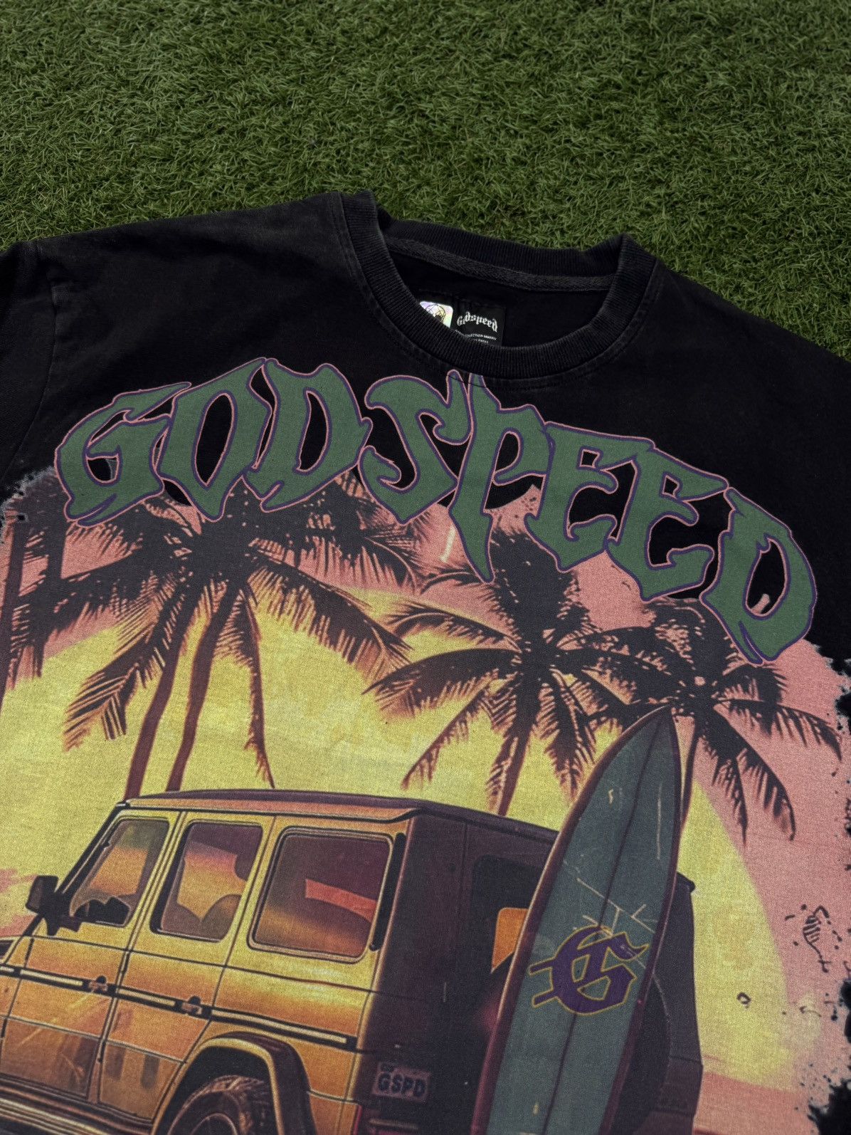 Godspeed Godspeed Black Miami G Wagon Tee Shirt Size M (NEW) Size US M / EU 48-50 / 2 - 5 Thumbnail