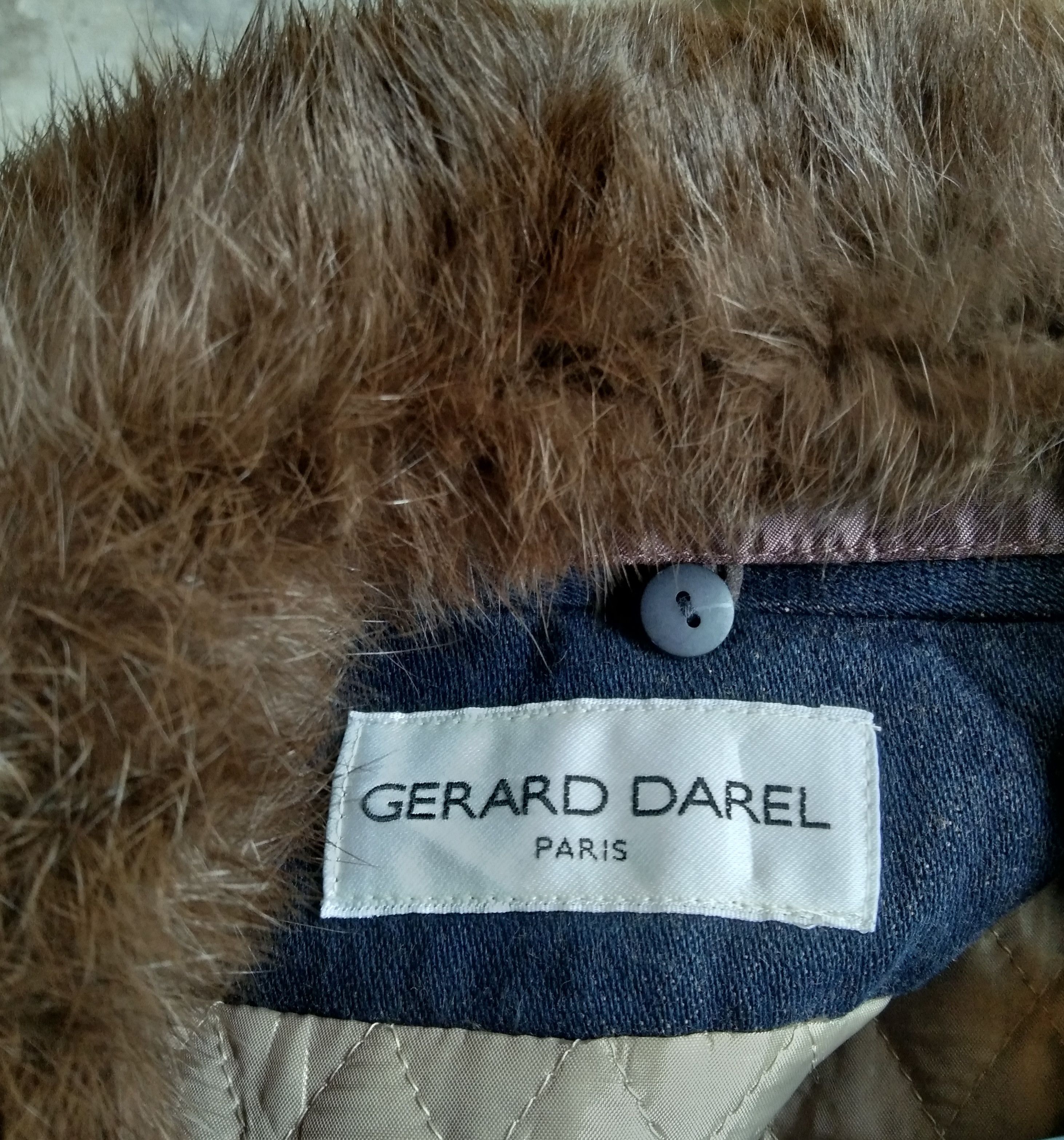 Designer GERARD DAREL PARIS DENIM JACKET. Size M / US 6-8 / IT 42-44 - 8 Thumbnail