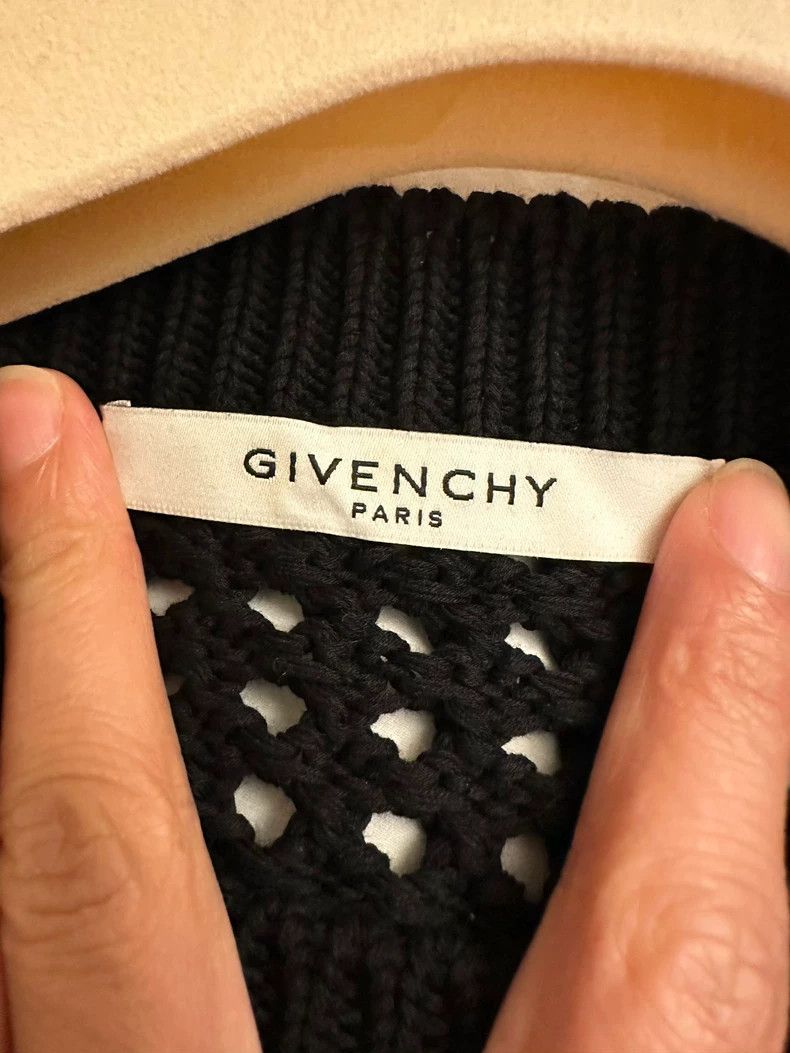 Givenchy Givenchy I Feel Love Lettering Sweater, Black Size US XS / EU 42 / 0 - 5 Thumbnail