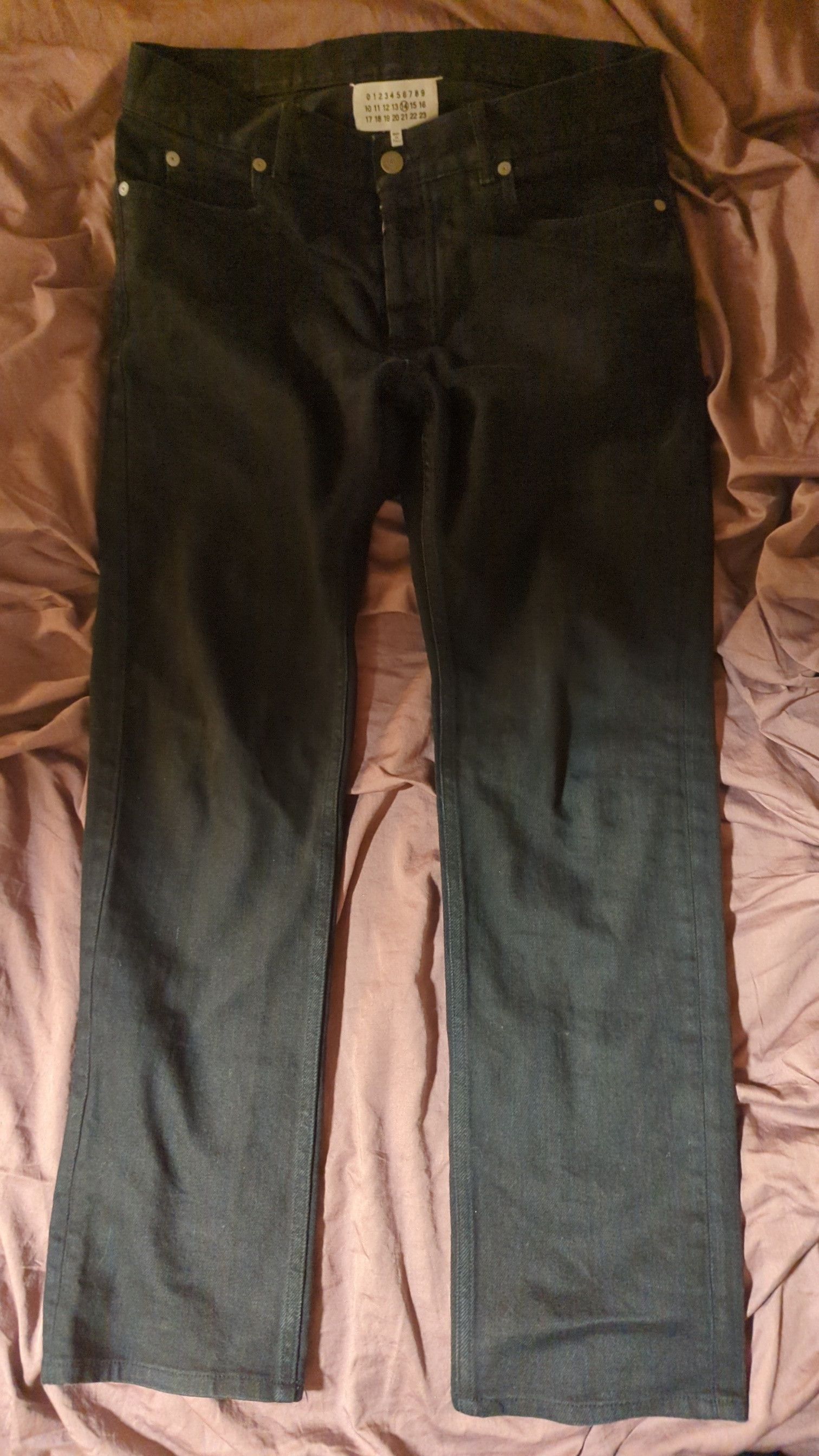 Maison margiela top-stitch 5 pocket pants