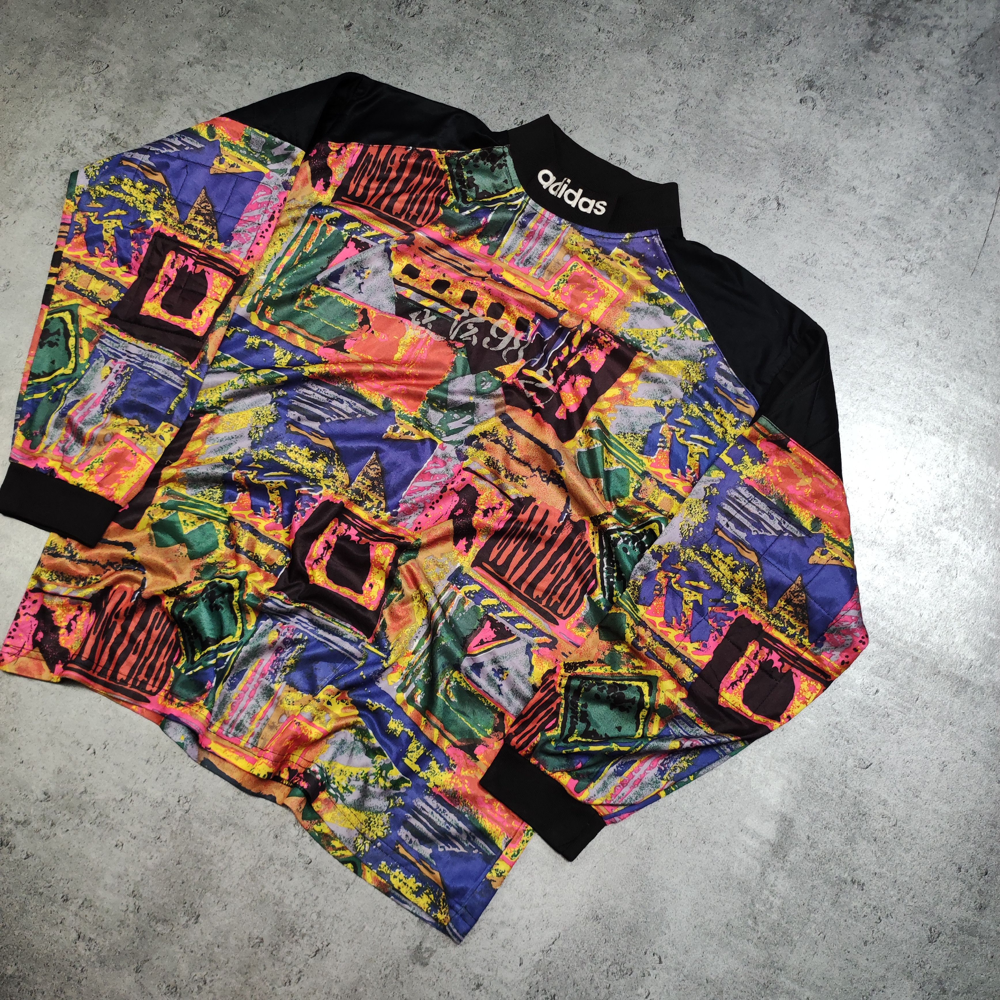 Adidas × Vintage RARE 90s Unique Avant Garde Adidas Goalkeeper Jersey #1 Size US M / EU 48-50 / 2 - 3 Thumbnail