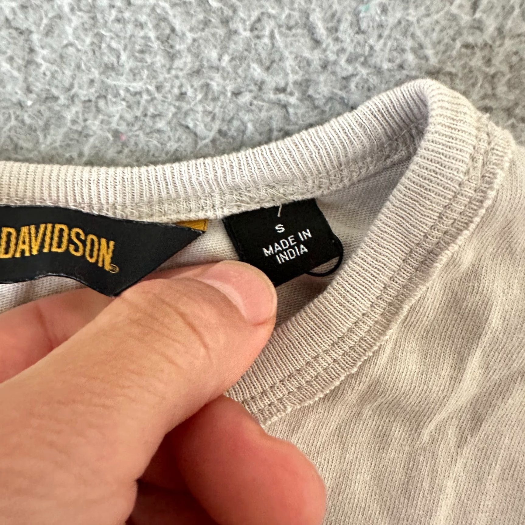 Harley Davidson VINTAGE Harley Davidson Shirt Womens Small Beige Brown Logo Motorcycle Biker Ladies Size S / US 4 / IT 40 - 4 Thumbnail