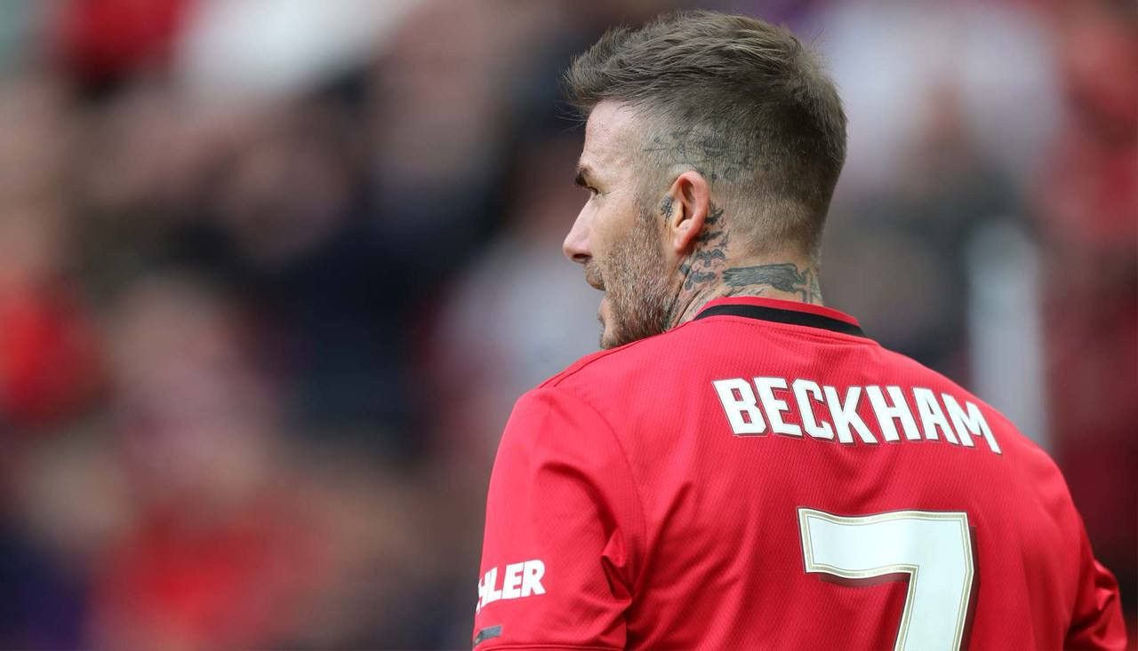 Adidas × Vintage MAN UNITED ADIDAS 2019/2020 FOOTBALL HOME JERSEY #7 BECKHAM Size US M / EU 48-50 / 2 - 14 Thumbnail