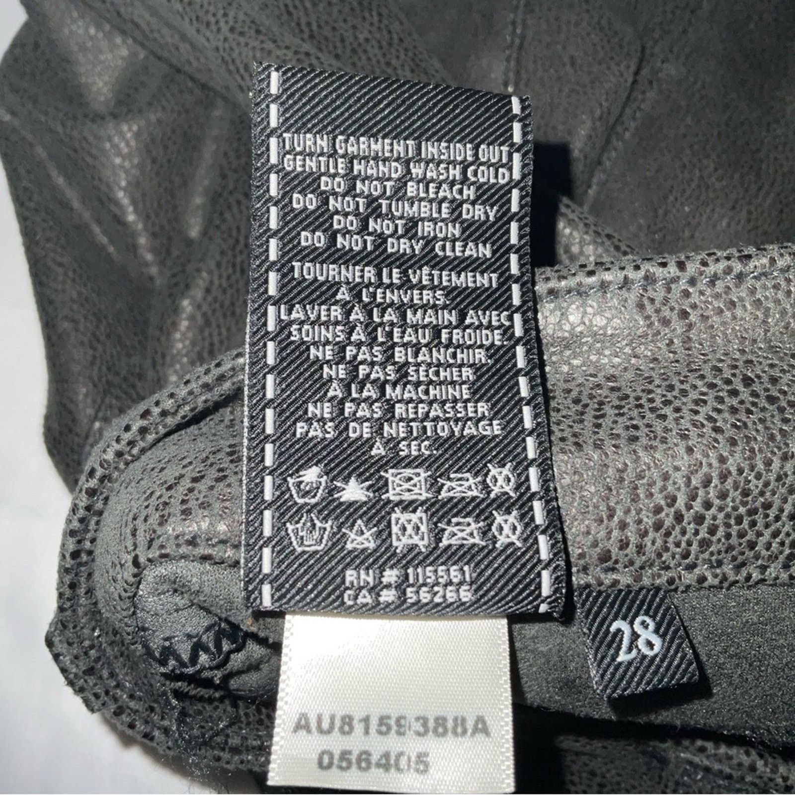 7 For All Mankind 7 For All Mankind Metallic Coated High Rise Skinny Jean 28 Size 28" / US 6 / IT 42 - 13 Thumbnail