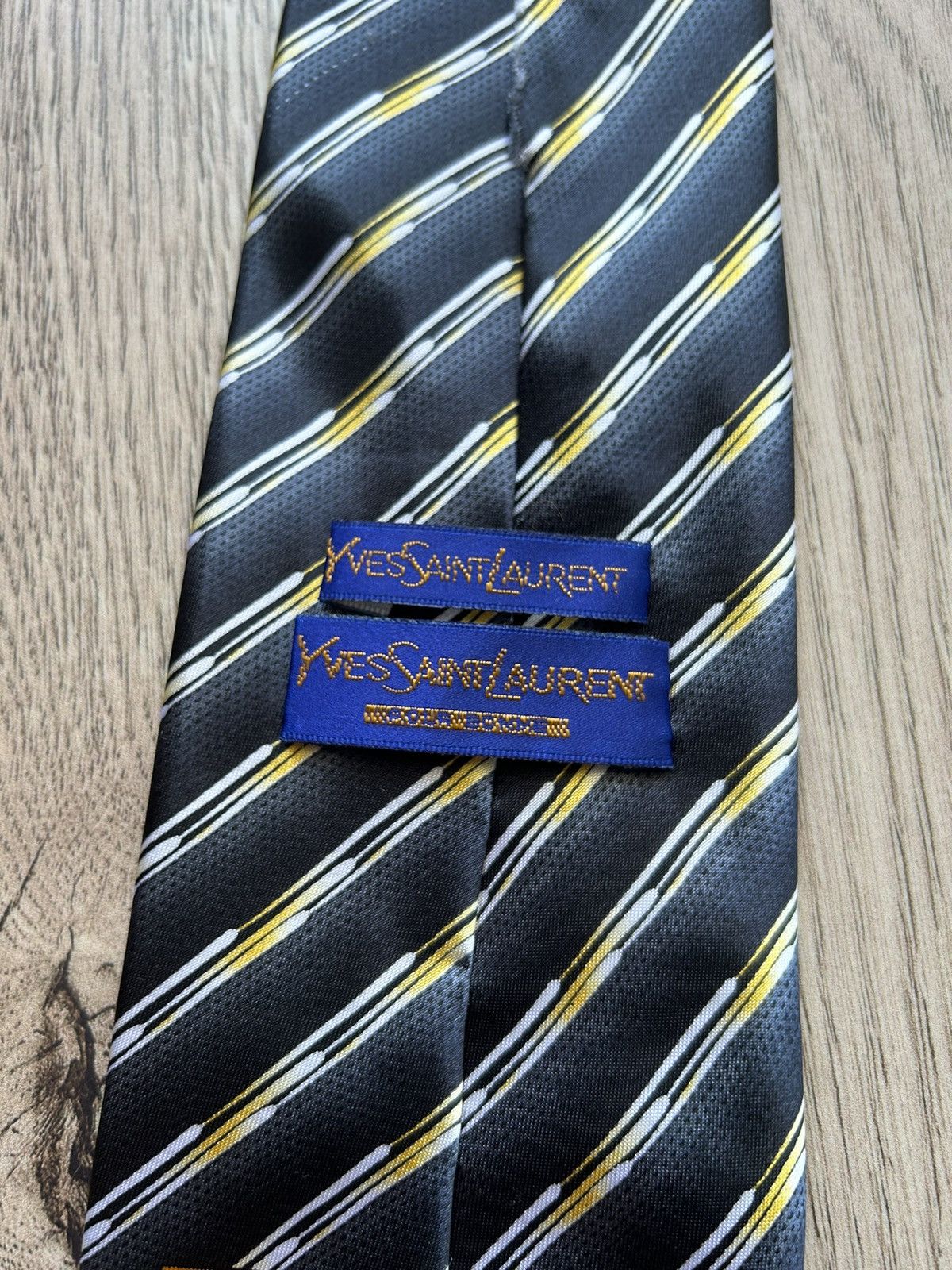 Vintage × Yves Saint Laurent Yves Saint Laurent Silk Pattern Tie Vintage Size ONE SIZE - 7 Thumbnail