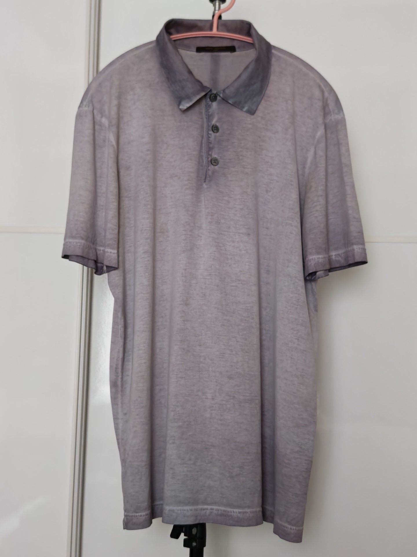 Louis Vuitton Louis Vuitton Distressed Polo Shirt Size M Size US M / EU 48-50 / 2 - 1 Thumbnail