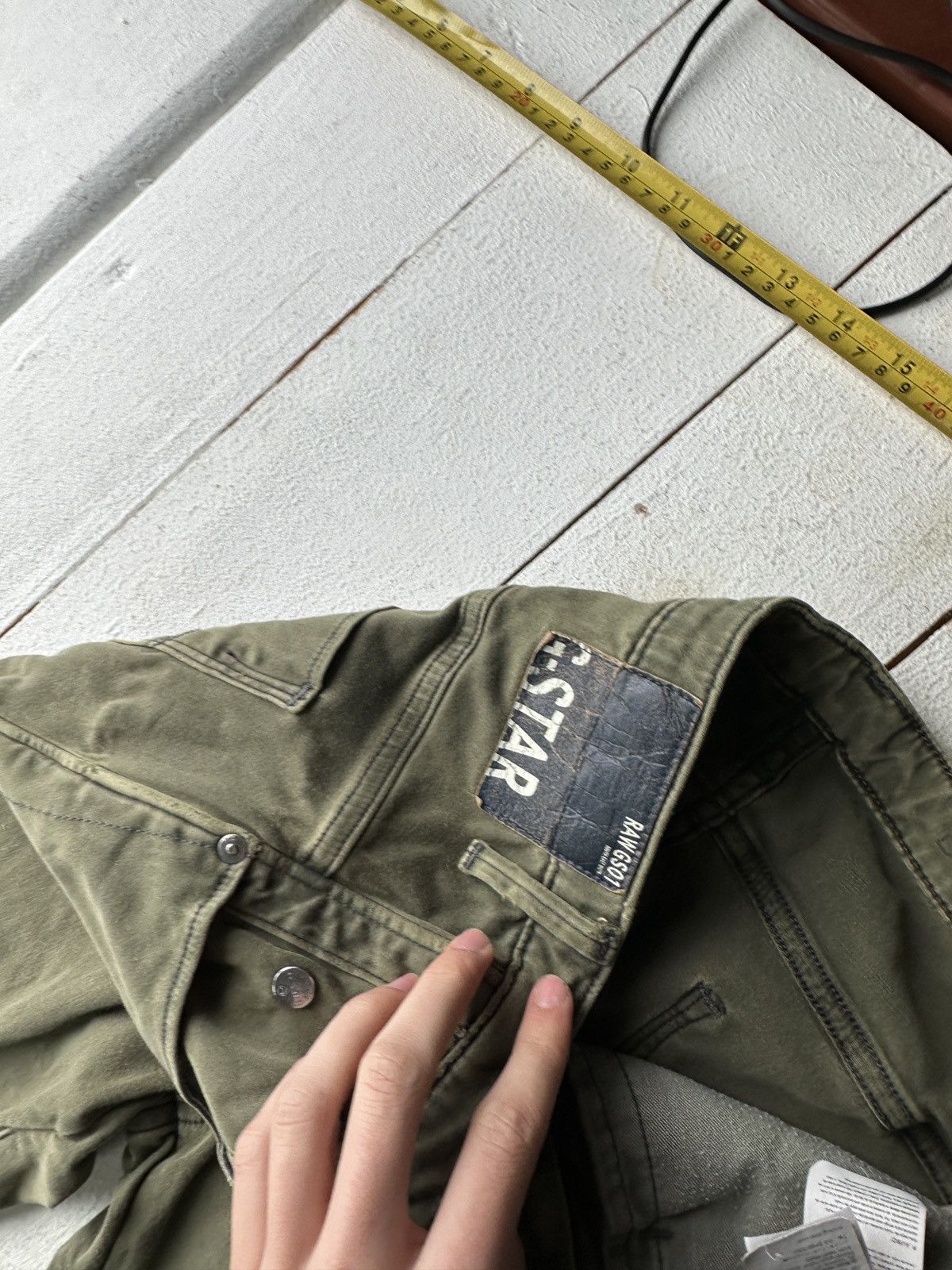 G-Star VNTG🚨G STAR RAW Jeans AVANT GARDE Washed Denim y2k Size 26" / US 2 / IT 38 - 5 Thumbnail