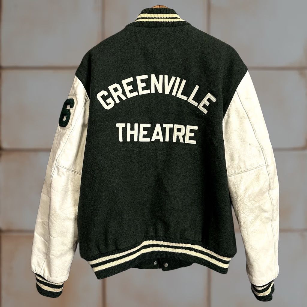 Vintage VINTAGE Neff Varsity Jacket - Greenvill e Theater Green 90s USA Mens L Jacket Size US L / EU 52-54 / 3 - 1 Thumbnail