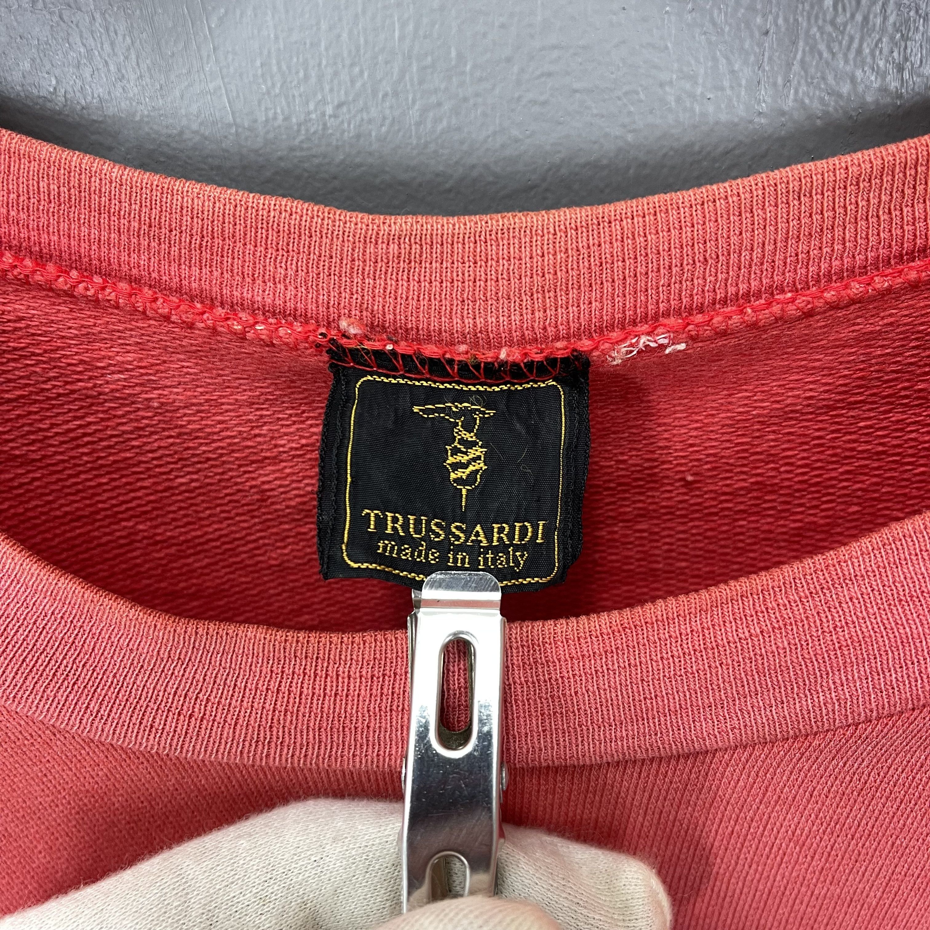 Trussardi 90s Vintage TRUSSARDI Crew Neck Sweatshirt #1469/AY Size US M / EU 48-50 / 2 - 10 Thumbnail