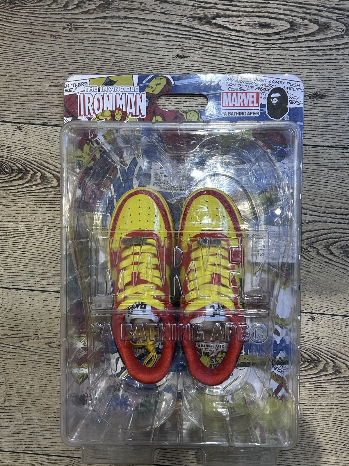 Bape × Marvel Comics Bape Bape Sta Marvel Ironman Size 4 Size US 5 / EU 37 - 1 Thumbnail