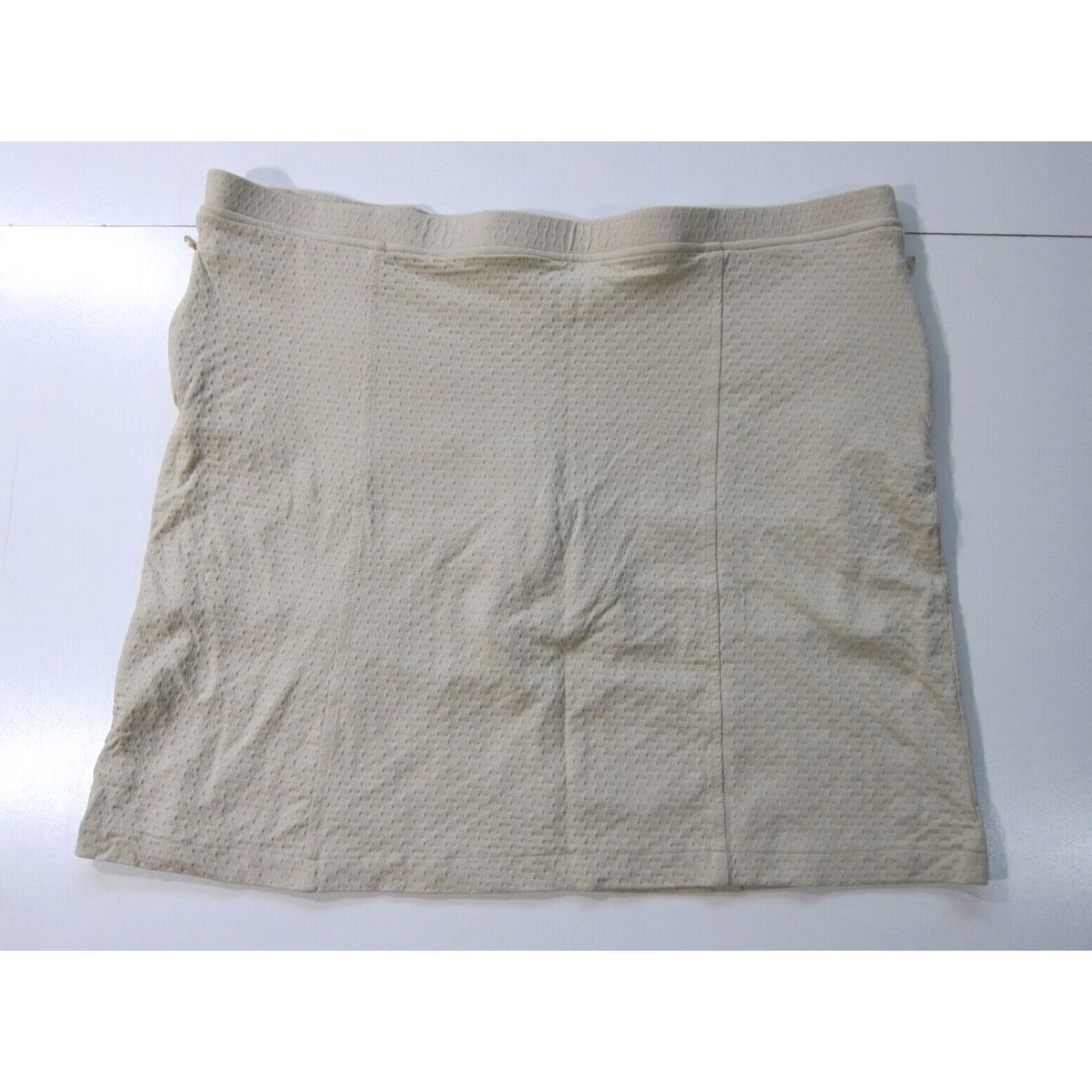 Vintage Nancy Lopez Brown Beige Stretch Active Golf Skirt Skort Women XXXL Size 40" / US 18 - 2 Thumbnail