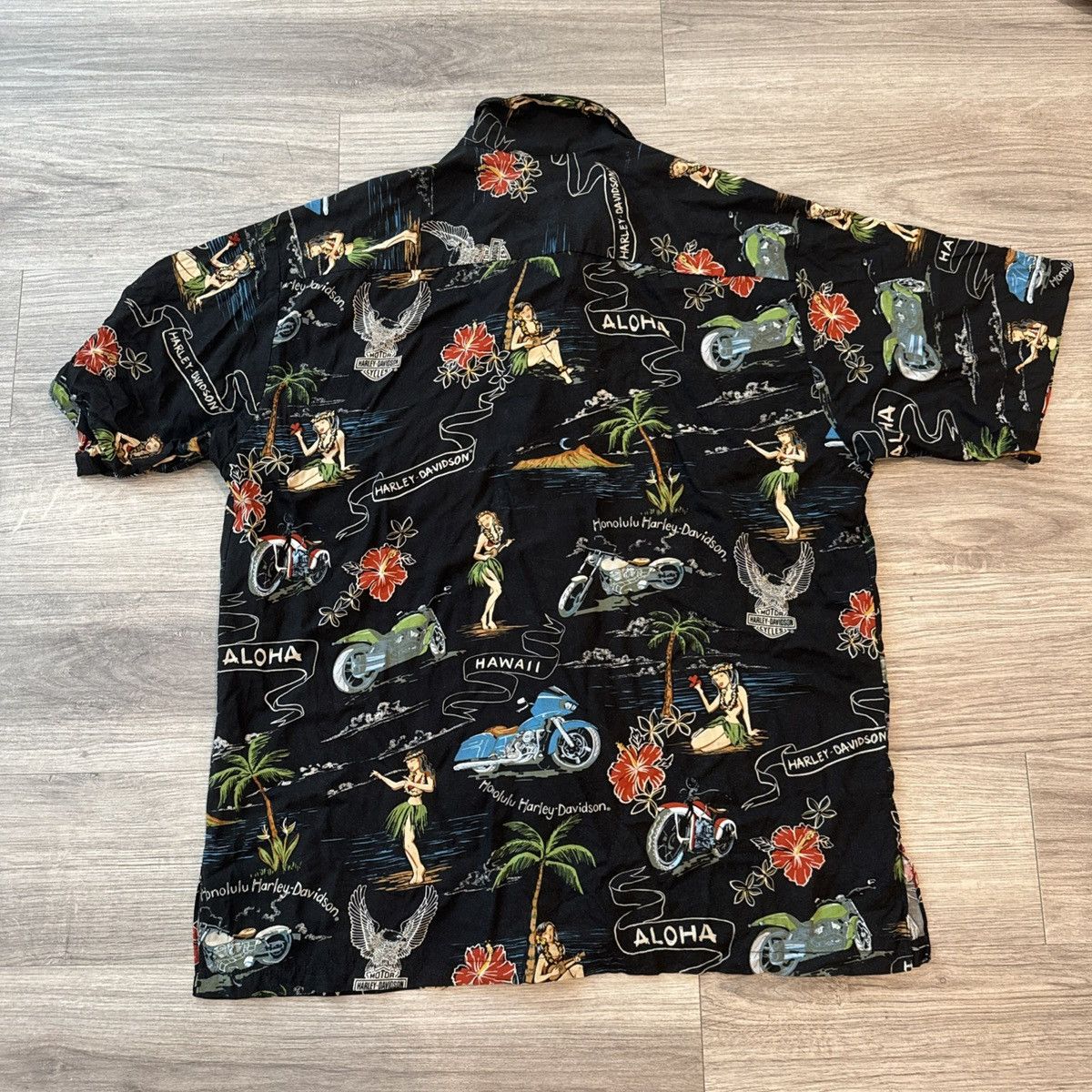 Harley Davidson Made in Hawaii - Hula Shirt Size US L / EU 52-54 / 3 - 5 Thumbnail