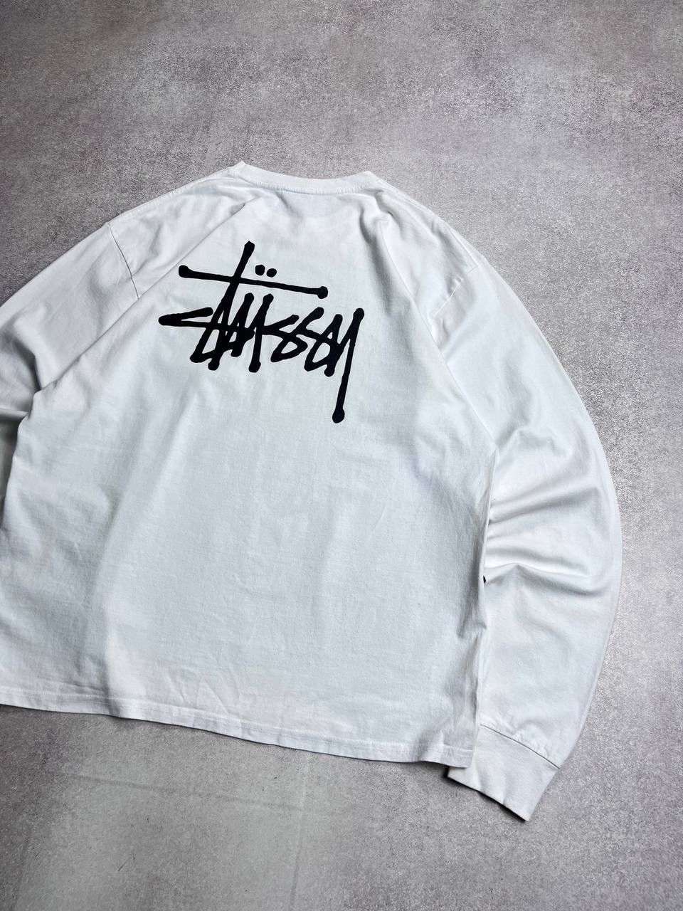 Stussy Vintage Stussy Big Logo Boxy Longsleeve Shirt XL Size US XL / EU 56 / 4 - 2 Thumbnail