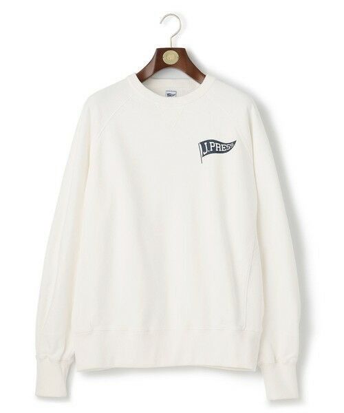 J. Press J. Press White Pennant Crewneck Sweater Size CL Size US XL / EU 56 / 4 - 1 Thumbnail