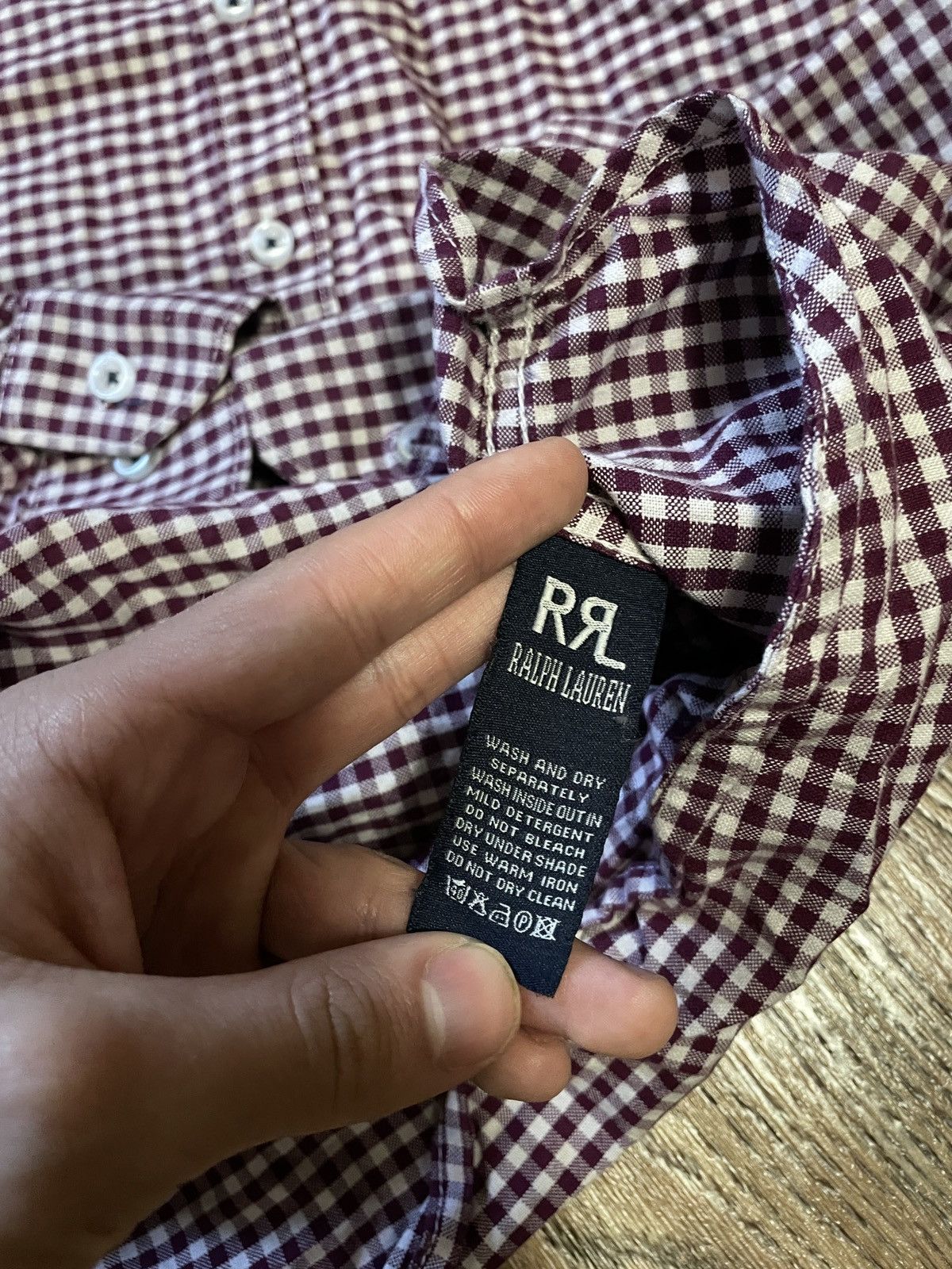 RRL Ralph Lauren Ralph Lauren Double R RRL Checkered Shirt Size US M / EU 48-50 / 2 - 7 Thumbnail