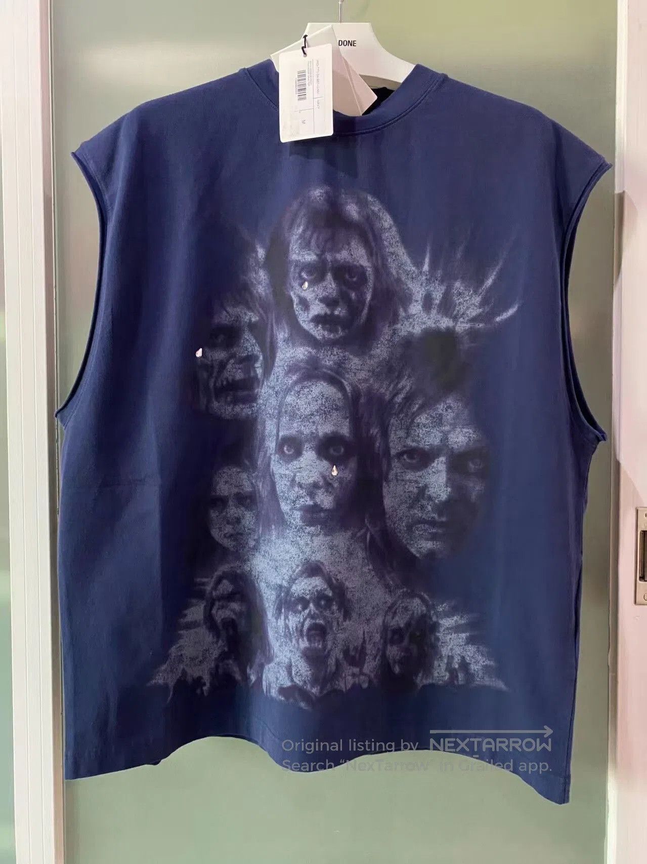 WE11DONE we11done Printed Frayed Crewneck Vest. Size US M / EU 48-50 / 2 - 1 Thumbnail