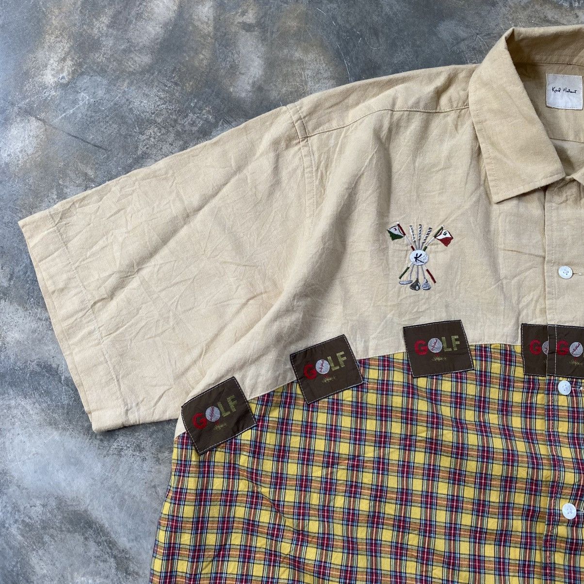 Karl Helmut Karl Helmut Golf Catton Button Up Shirt Size US XXL / EU 58 / 5 - 4 Thumbnail