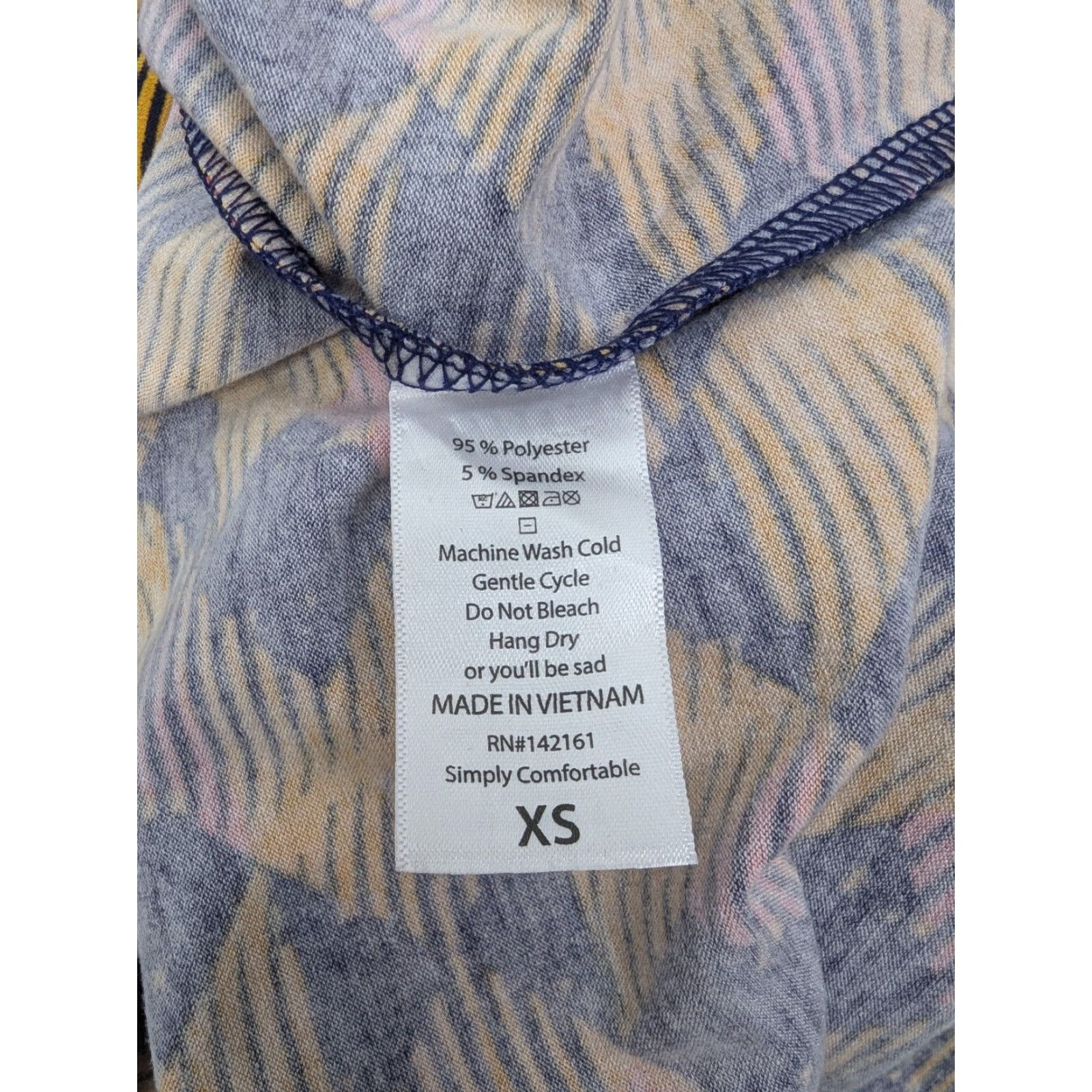 Vintage VINTAGE NWT LulaRoe Irma Tunic Womens XS Geometric Yellow Stretch Shirt Size XS / US 0-2 / IT 36-38 - 7 Thumbnail