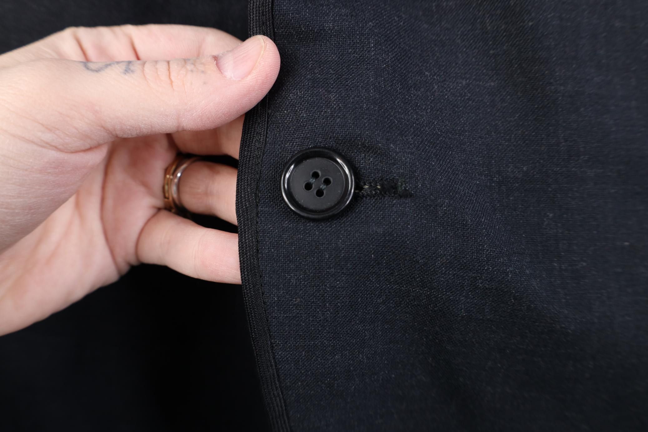 Vintage Vintage 40s 50s Tuxedo Suit Coat Blazer Jacket Tailcoat USA Size US XXL / EU 58 / 5 - 4 Thumbnail