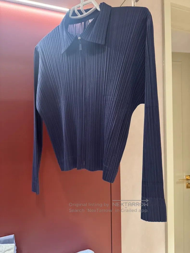 Issey Miyake Issey Miyake Blue Jacket Size L / US 10 / IT 46 - 1 Thumbnail