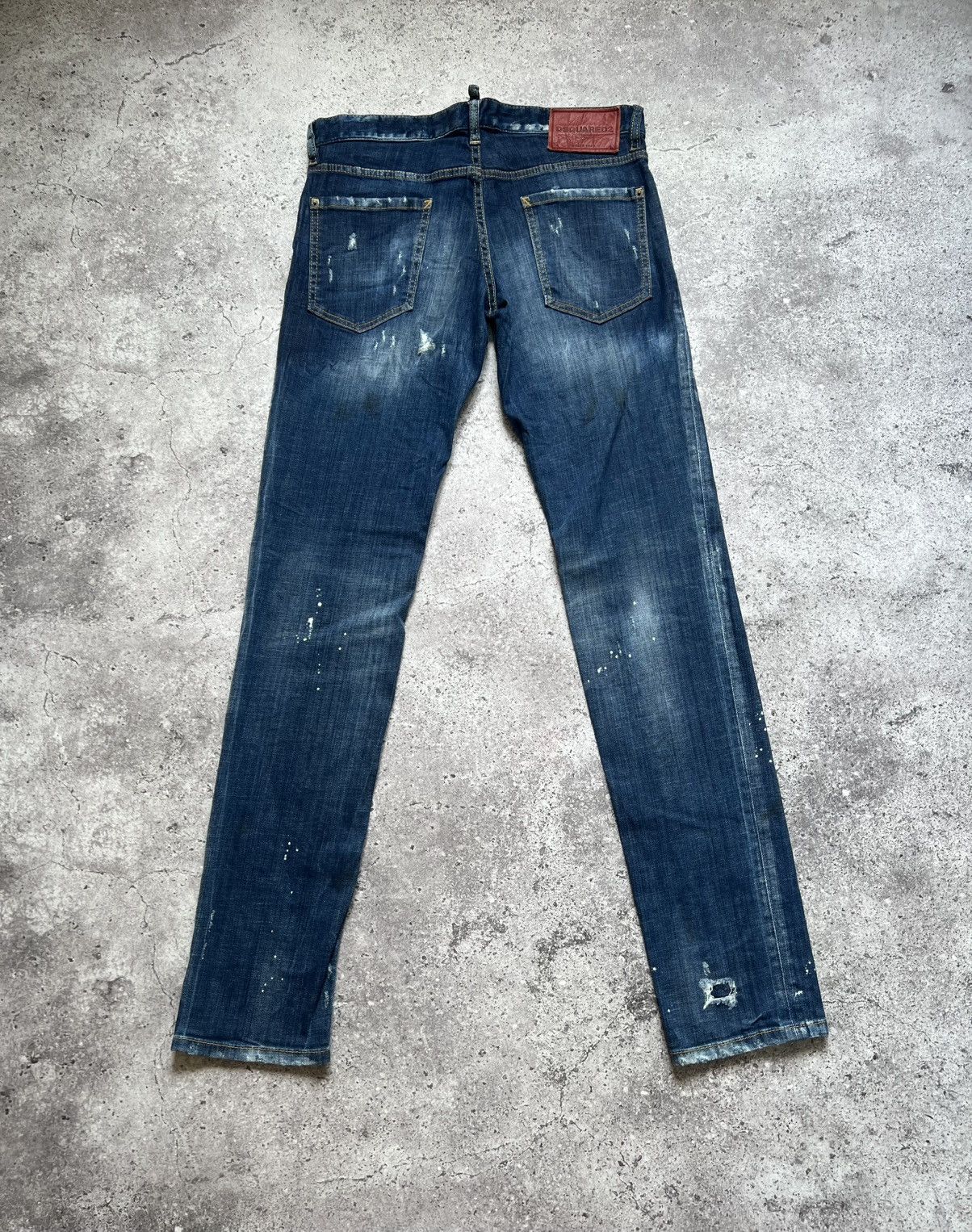 Dsquared2 Dsquared2 Men's Distressed Denim Jeans Slim Size US 32 / EU 48 - 8 Thumbnail