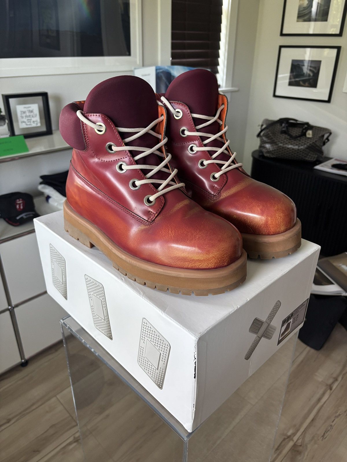 PDF PDF STRADA LOW SPRAY LEATHER BOOTS BAROLO Size US 12 / EU 45 - 7 Thumbnail
