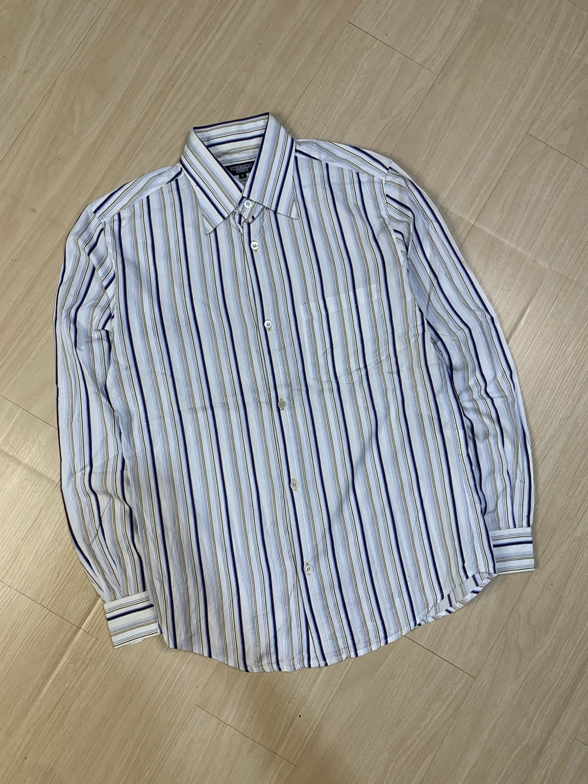 Tornado Mart Tornado Mart Stripe Shirt Size US M / EU 48-50 / 2 - 4 Thumbnail