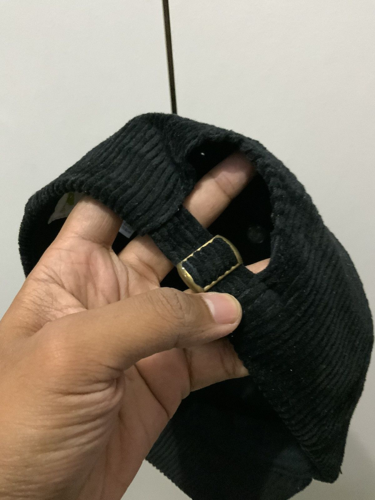 Japanese Brand Moz Sweden Corduroi Black Hat Size ONE SIZE - 10 Thumbnail