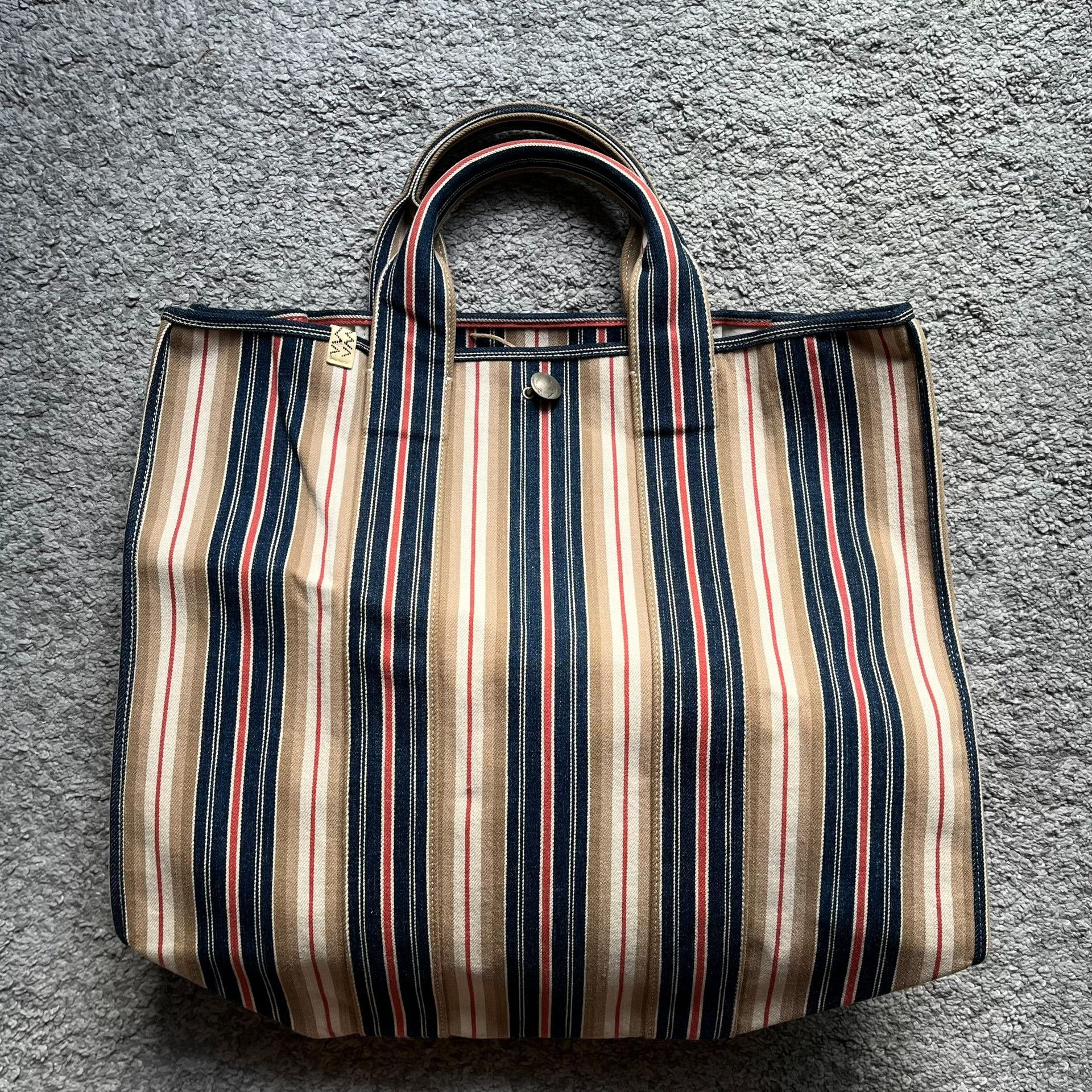 Visvim Visvim Teton Tote Oka XL Blue Size ONE SIZE - 1 Thumbnail