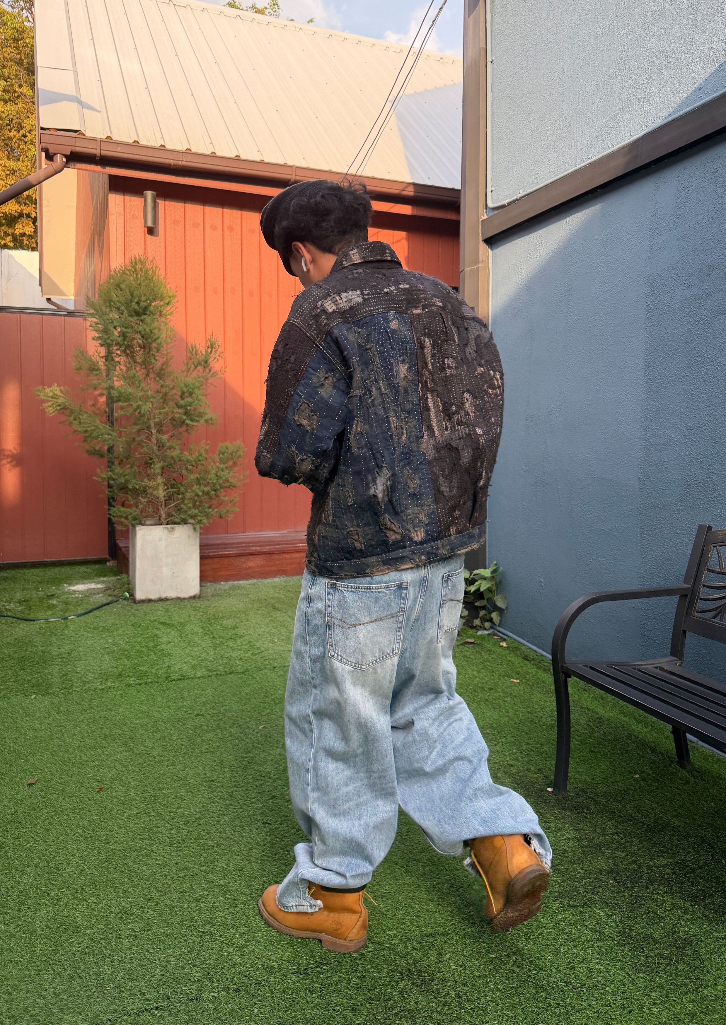 Japanese Brand 1/1 Boro Patchwork Denim Jacket Size US L / EU 52-54 / 3 - 10 Thumbnail