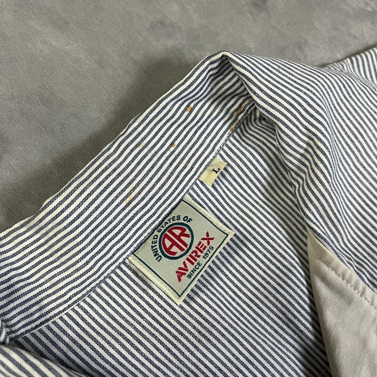 Kapital 2000s Avirex Hickory Embroidery Poem Work Shirt Ifsix Lgb Size US L / EU 52-54 / 3 - 6 Thumbnail