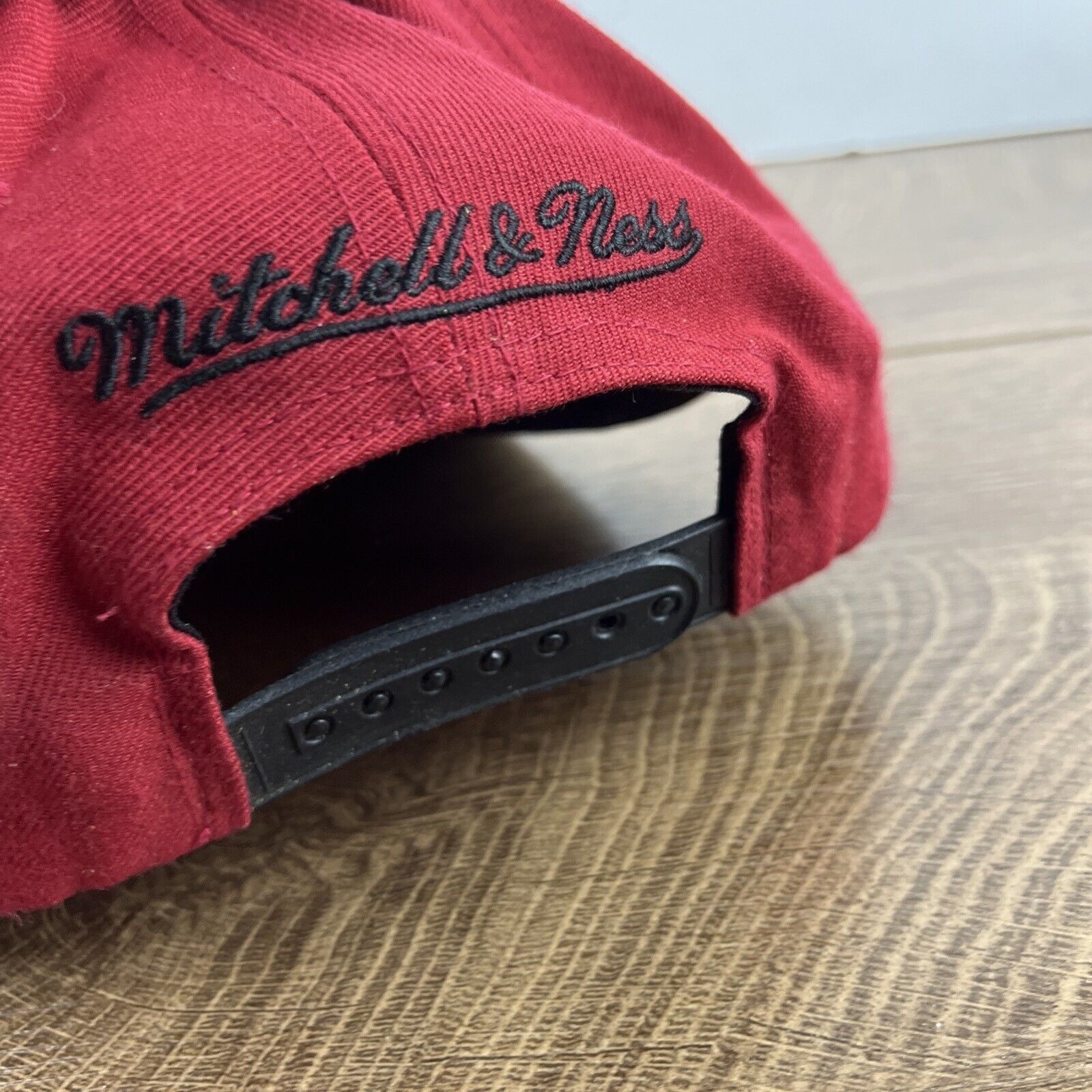 Mitchell & Ness Miami Heat Hat Mitchell & Ness Miami Red Hat Adjustable Adul Size ONE SIZE - 10 Thumbnail